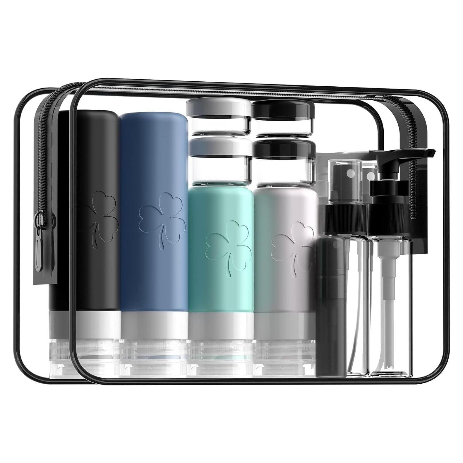 Set de Botellas de Viaje INSFIT 23 Piezas A Prueba de Fugas