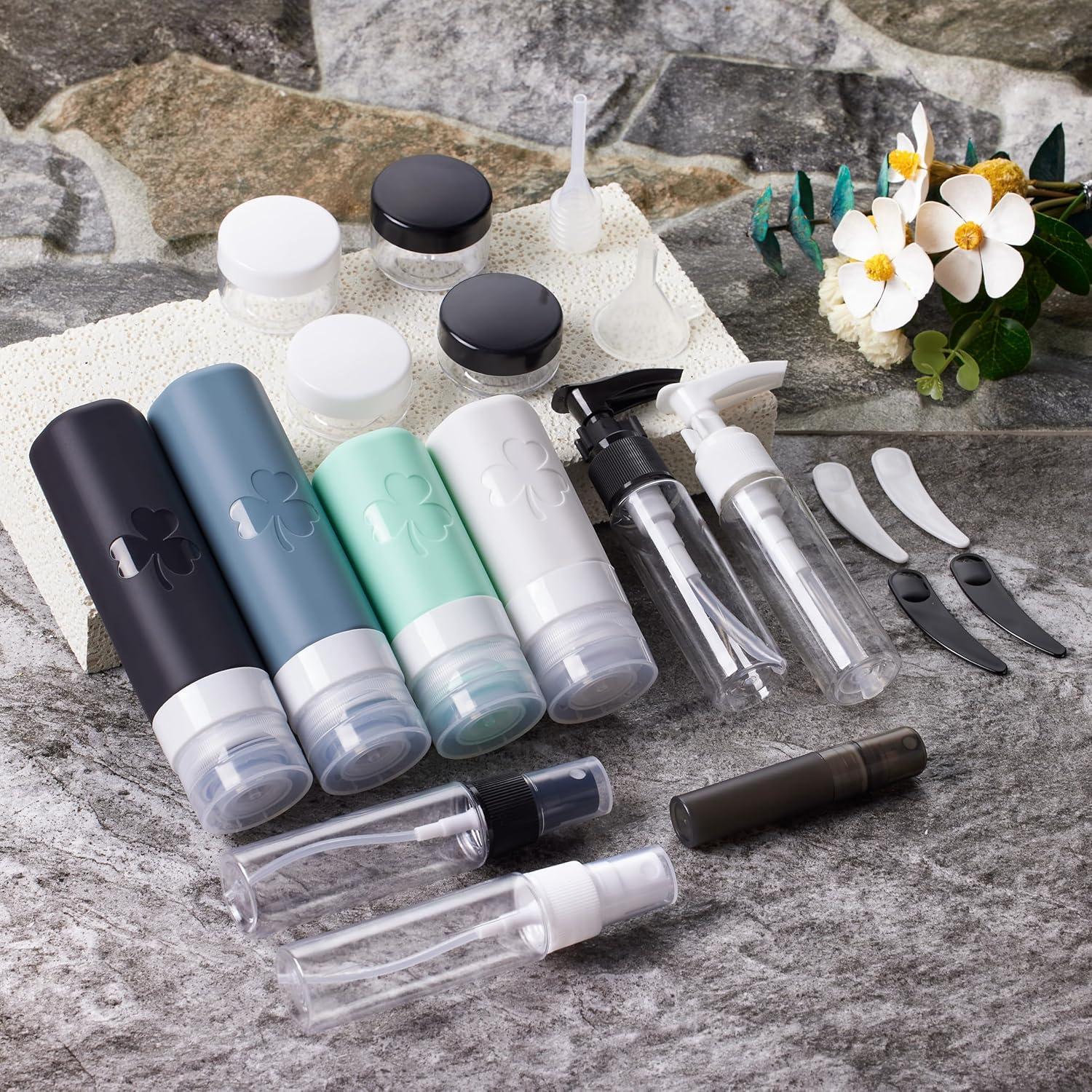 Set de Botellas de Viaje INSFIT 23 Piezas A Prueba de Fugas