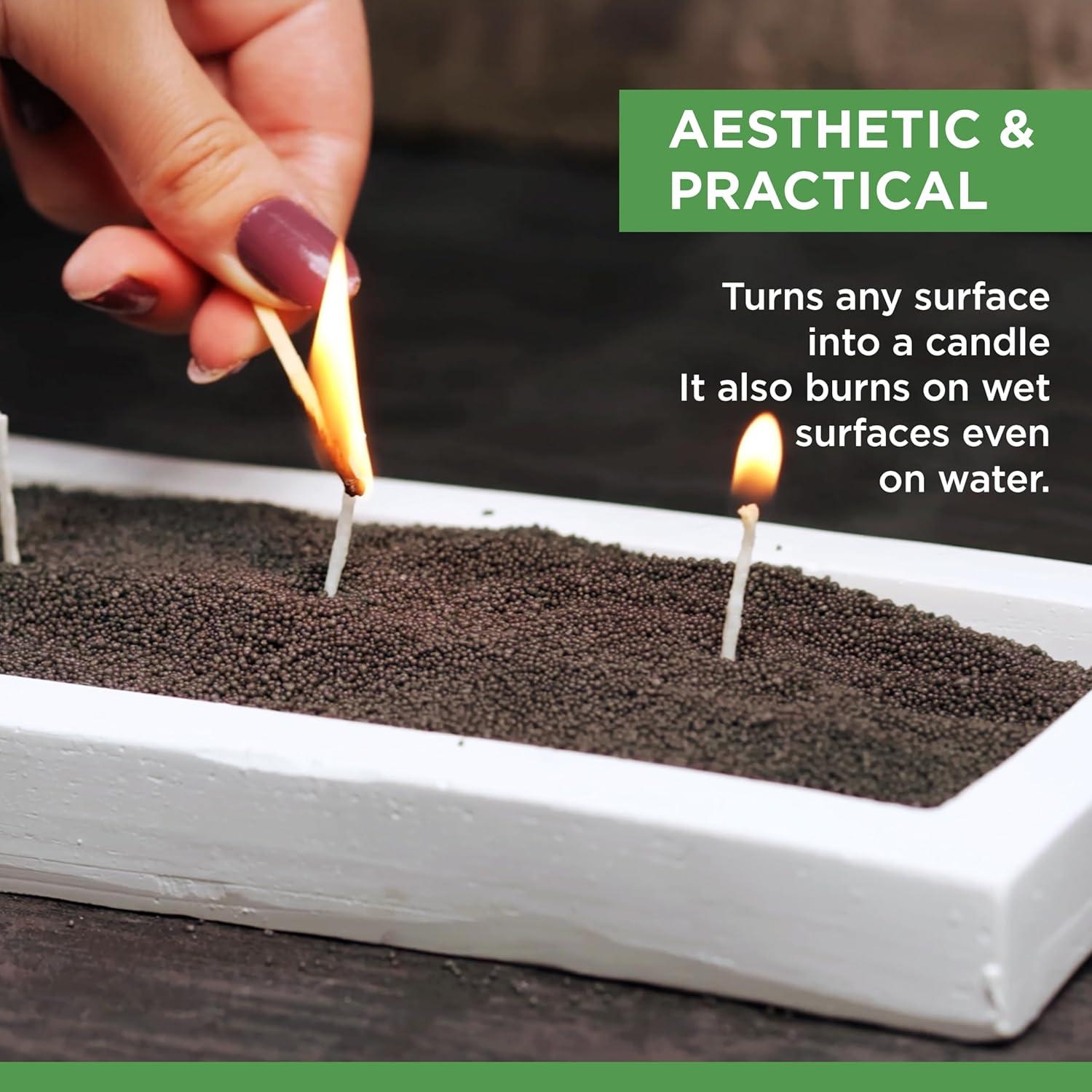 Kit de Velas de Arena Perlada Nimaware - 30 Mechas, 348.7g