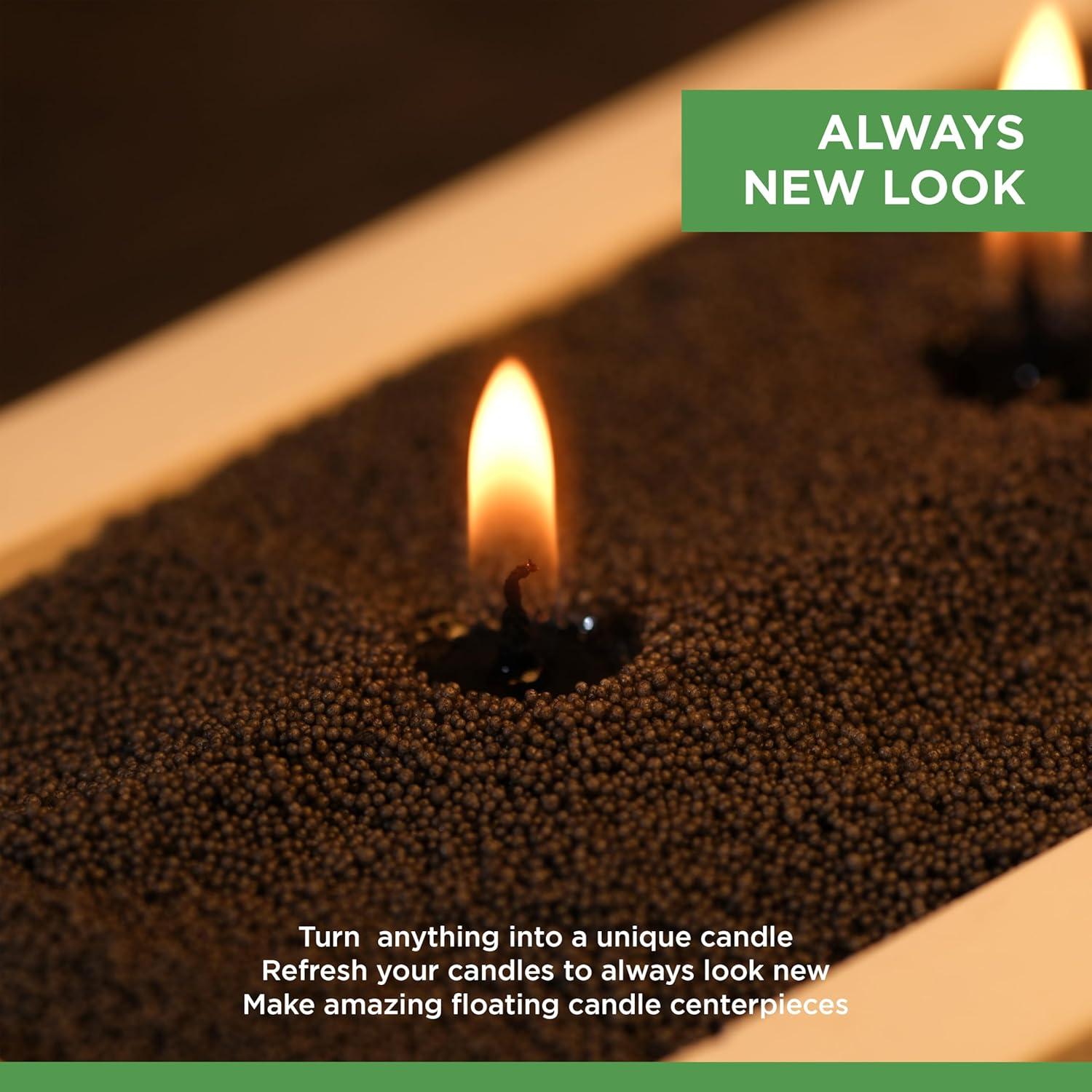 Kit de Velas de Arena Perlada Nimaware - 30 Mechas, 348.7g