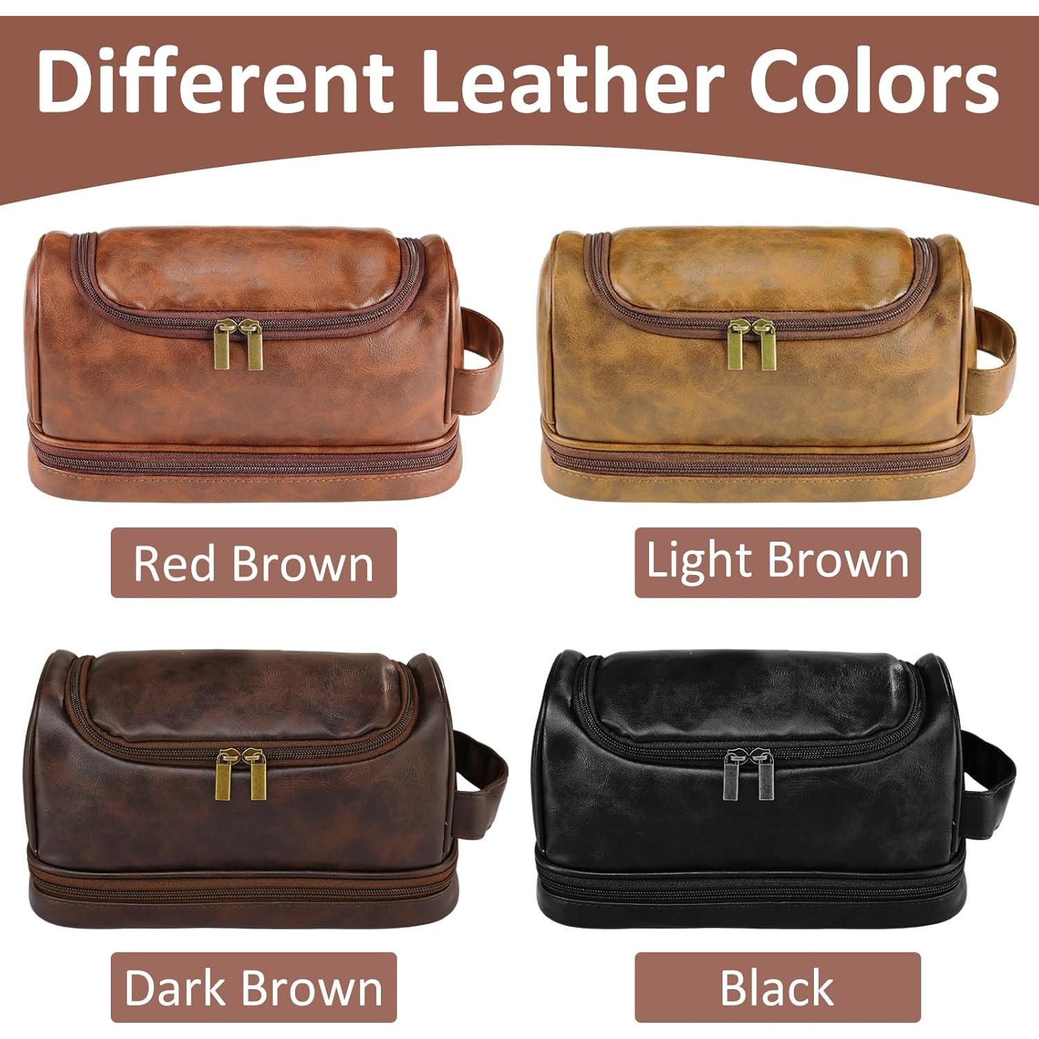 Bolsa de Aseo de Cuero Personalizada Sparklove 28.4x12.2 cm