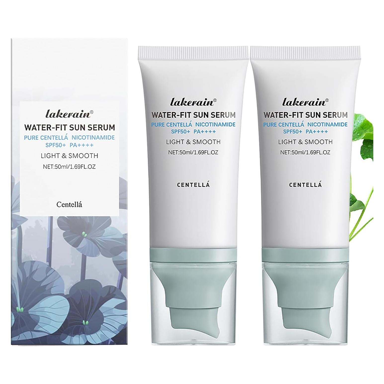 Protector Solar Centella SPF50 XBGEZK 2 Pcs Suero Hidratante