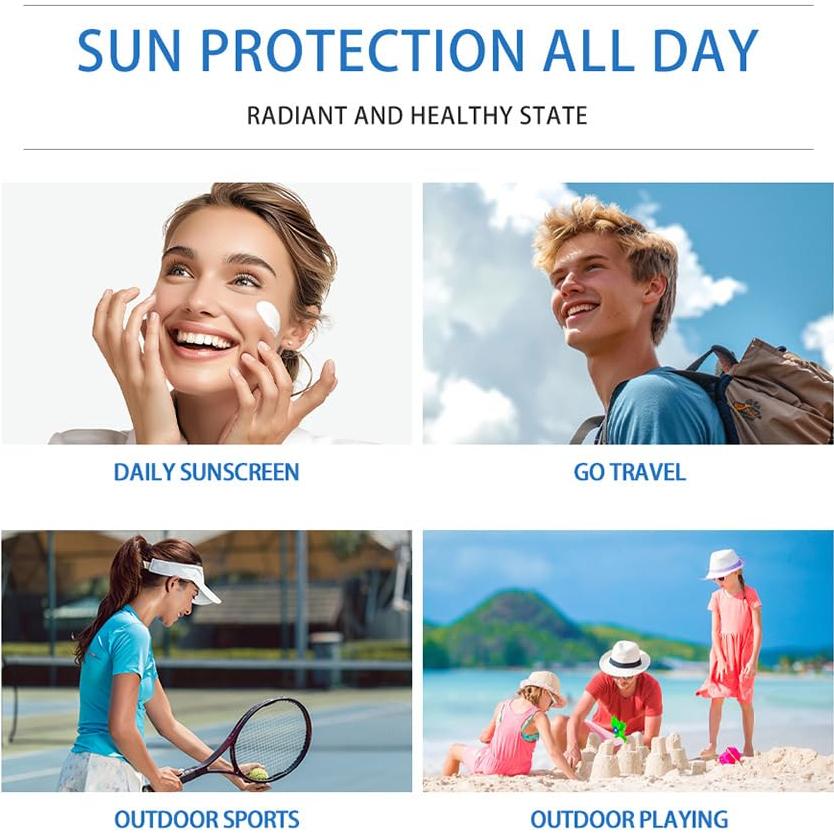 Protector Solar Centella SPF50 XBGEZK 2 Pcs Suero Hidratante