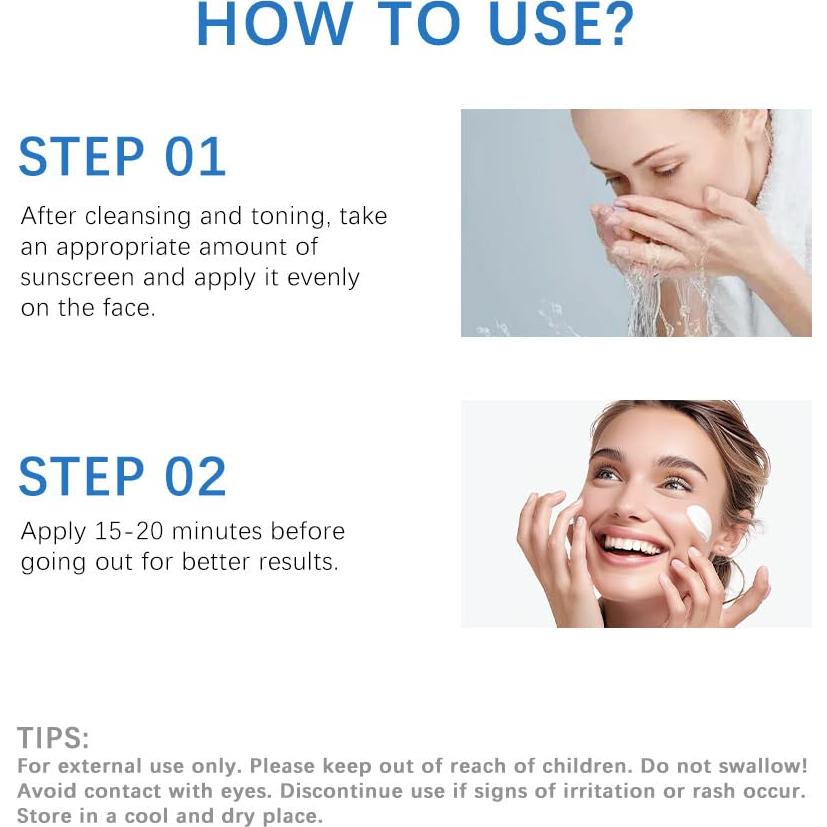 Protector Solar Centella SPF50 XBGEZK 2 Pcs Suero Hidratante