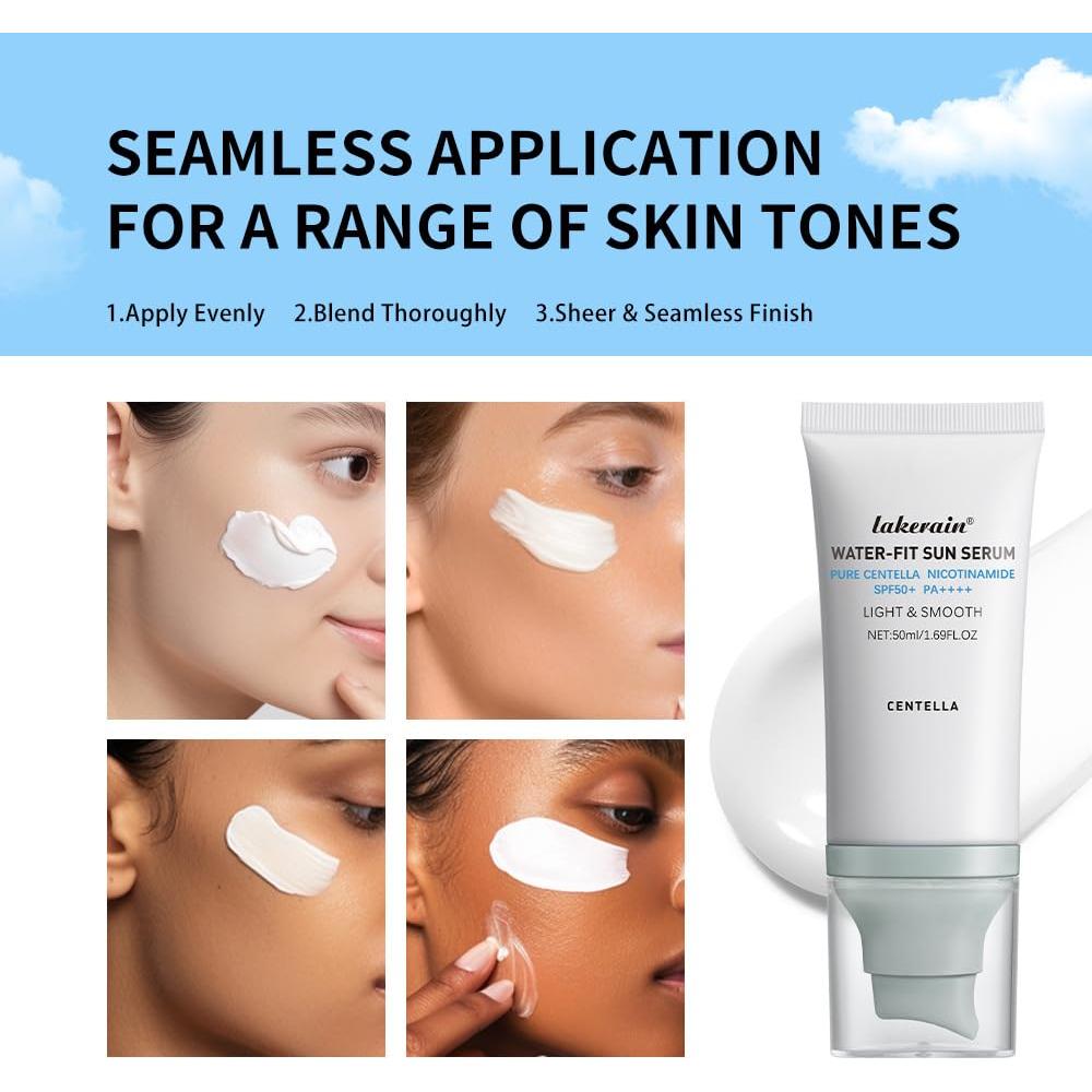 Protector Solar Centella SPF50 XBGEZK 2 Pcs Suero Hidratante