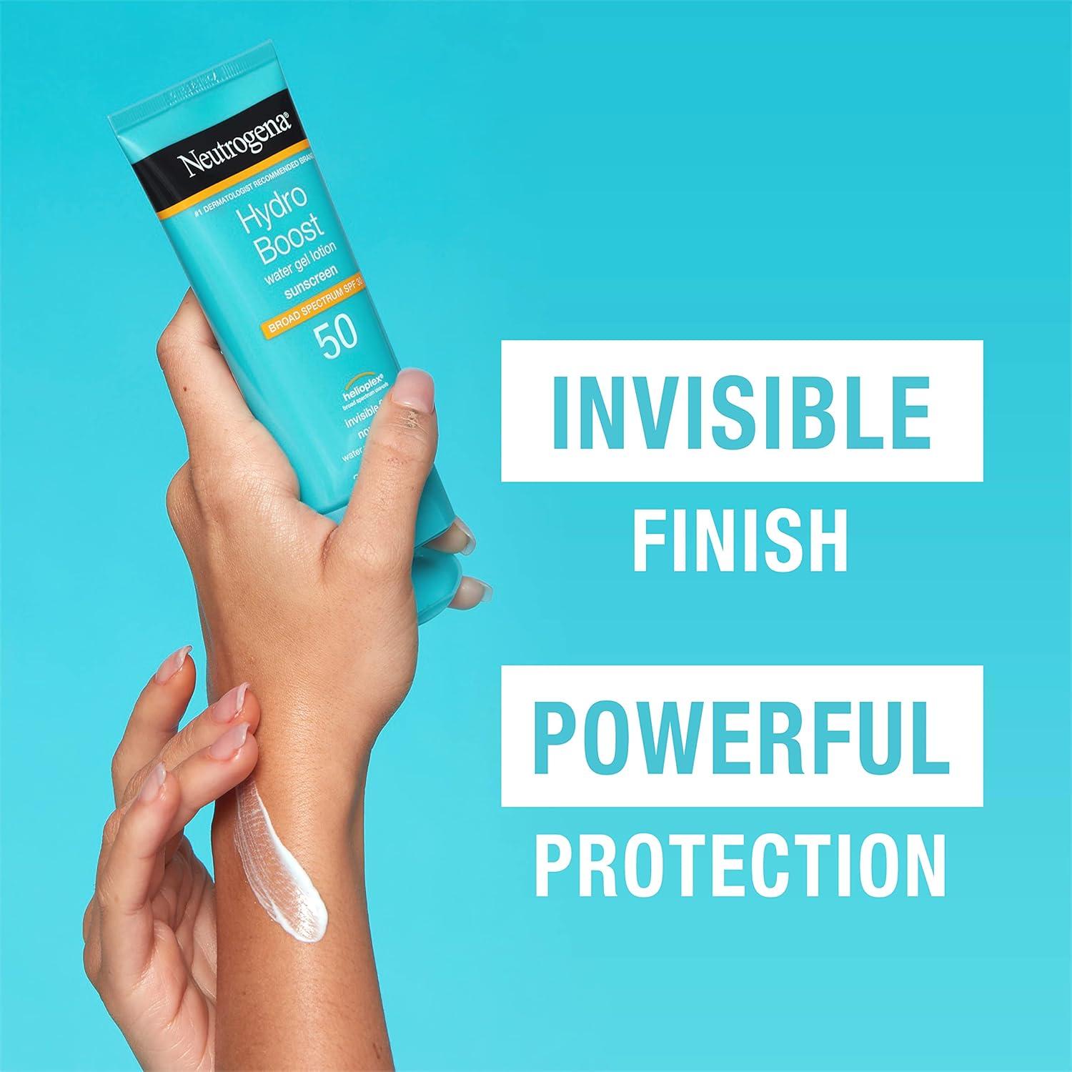 Protector Solar Neutrogena Hydro Boost SPF 50 Gel 3-Pack
