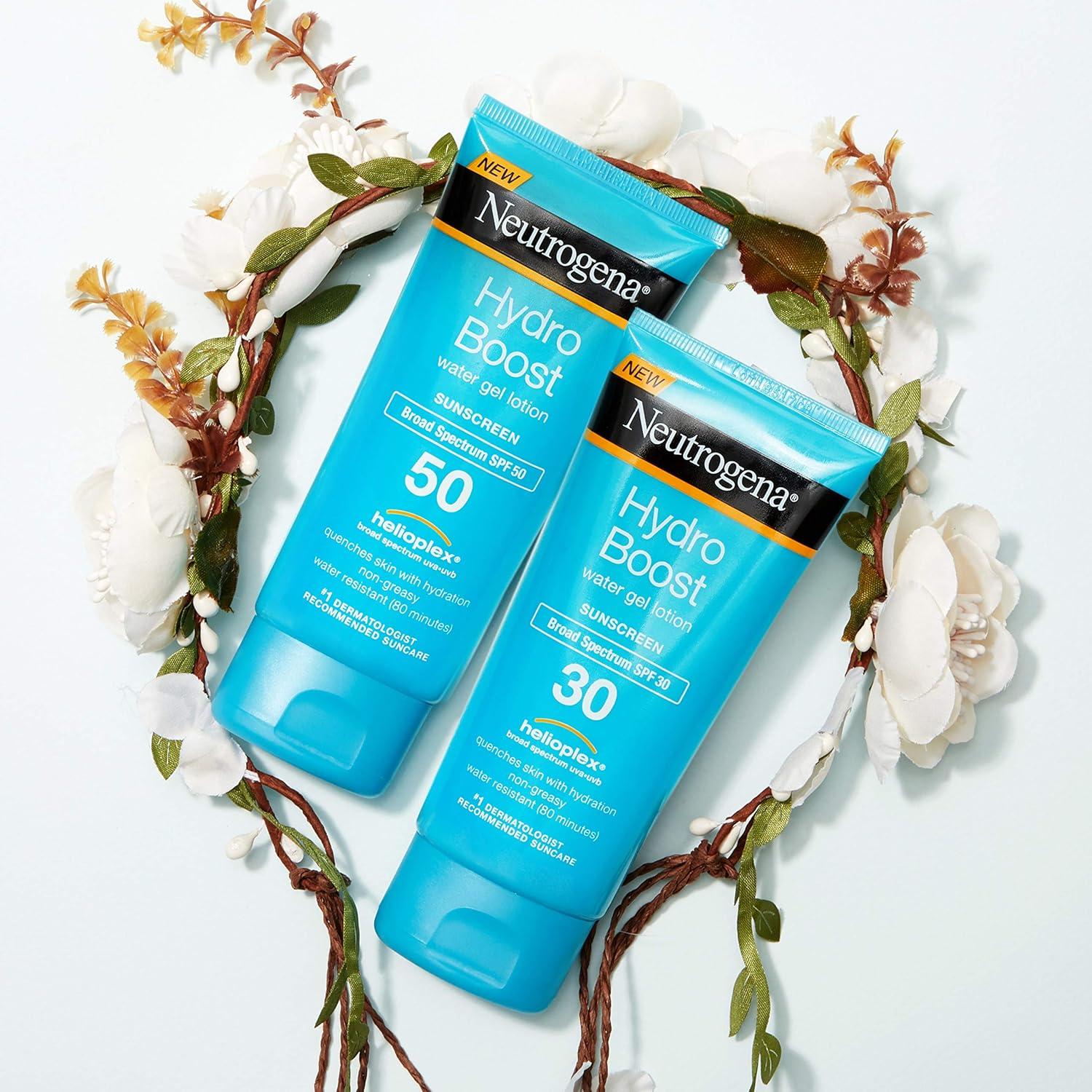 Protector Solar Neutrogena Hydro Boost SPF 50 Gel 3-Pack