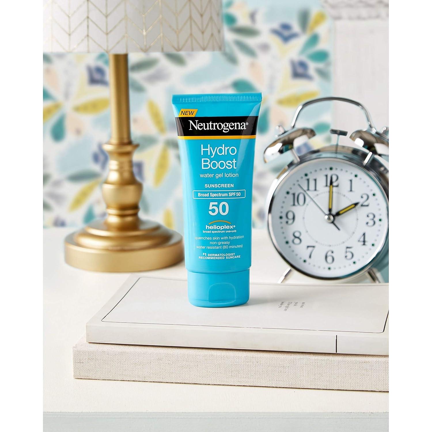 Protector Solar Neutrogena Hydro Boost SPF 50 Gel 3-Pack