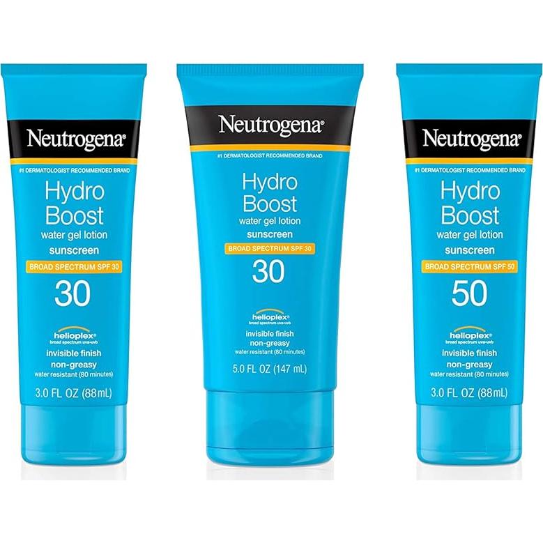 Protector Solar Neutrogena Hydro Boost SPF 50 Gel 3-Pack
