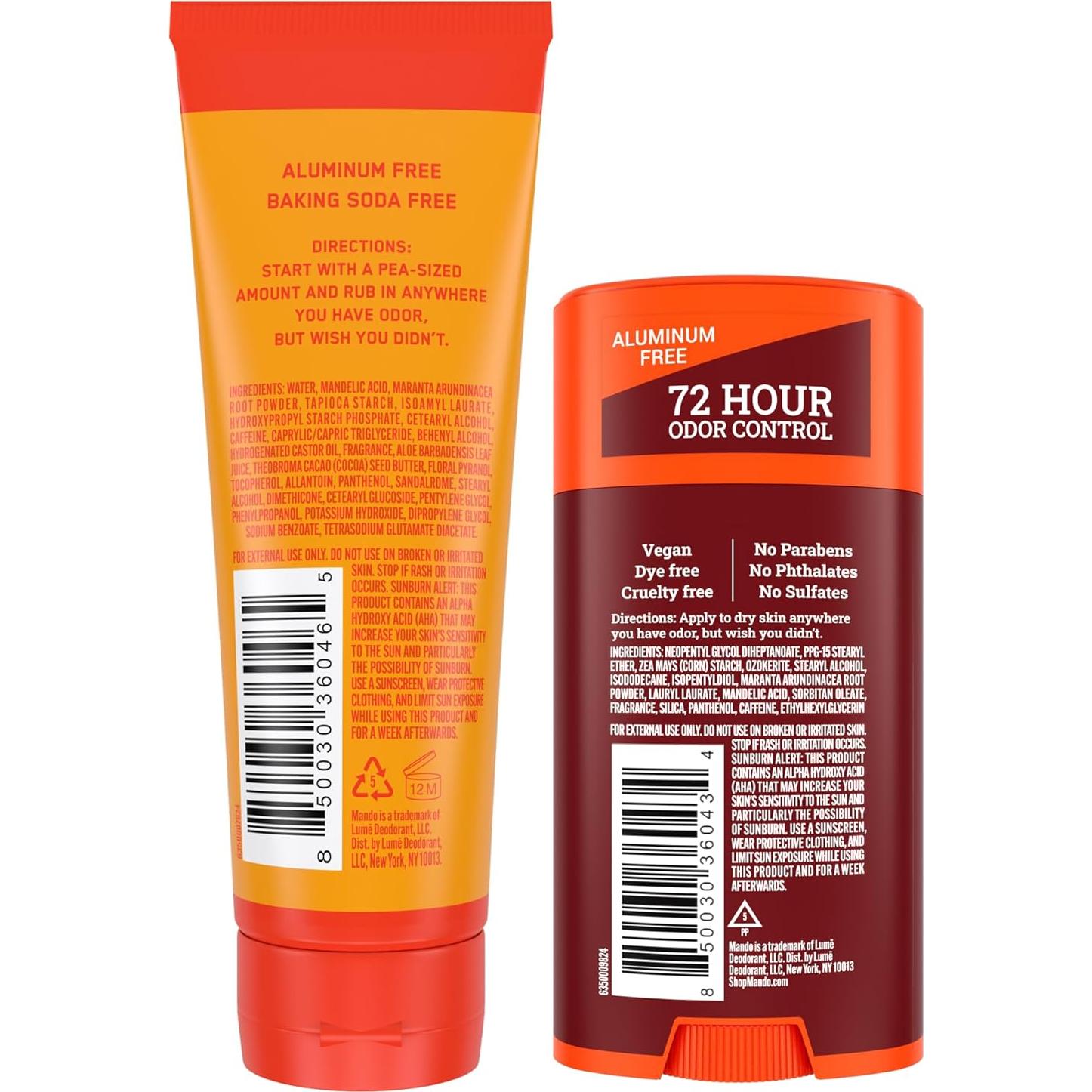 Desodorante Corporal Mando Cuero Bourbon - 72 Horas Sin Olores