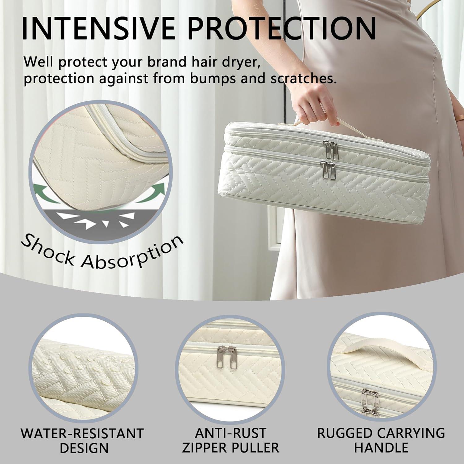 Funda Doble Capa ARLMEGOR para Secador de Pelo One-Step Beige