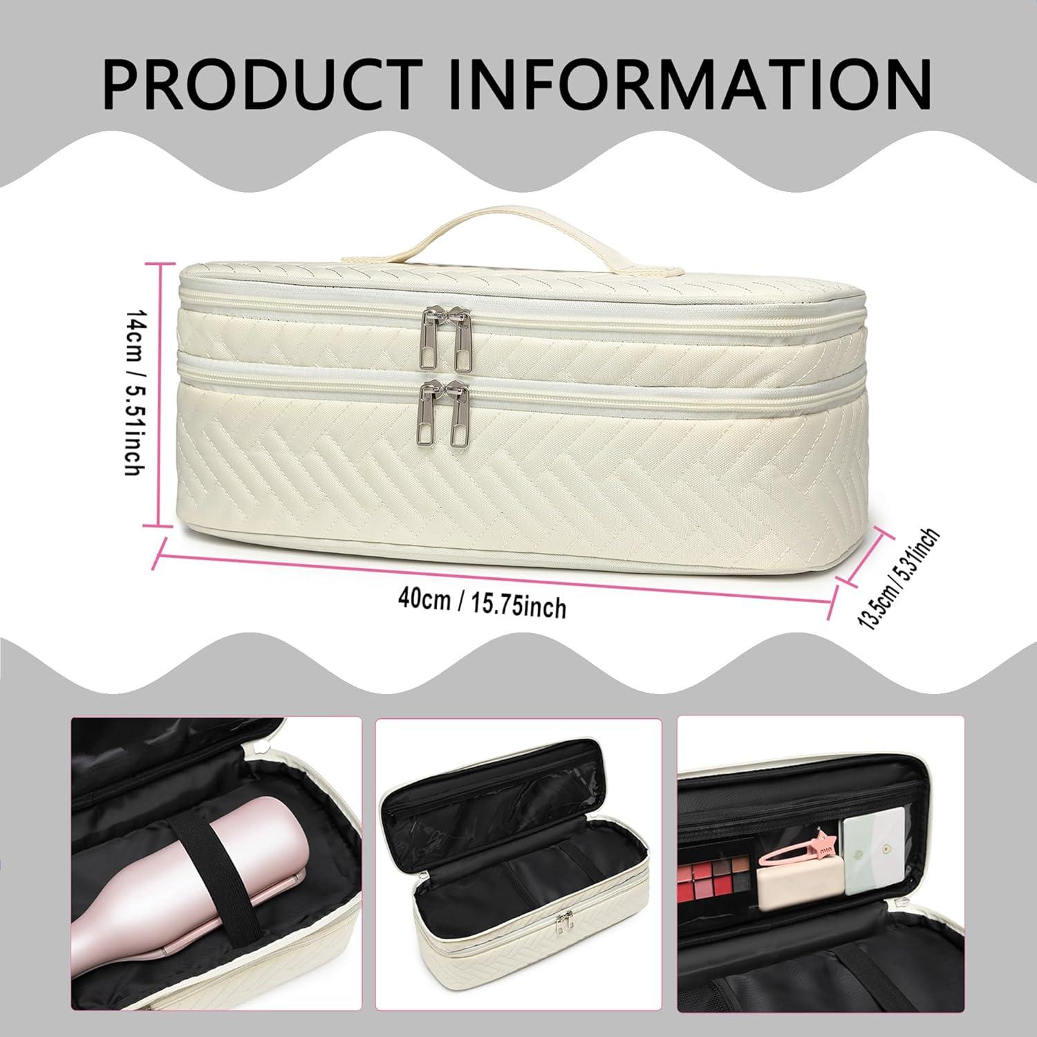 Funda Doble Capa ARLMEGOR para Secador de Pelo One-Step Beige