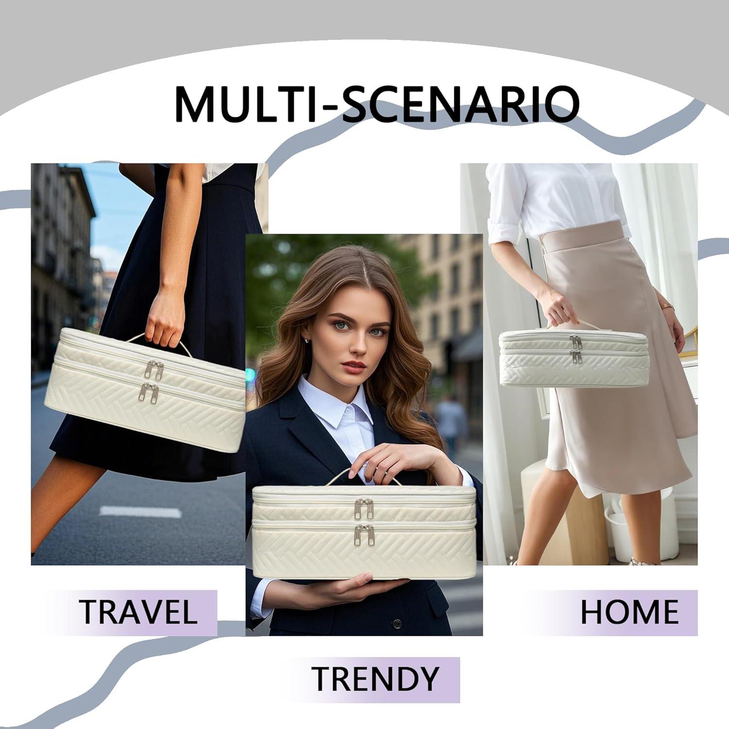 Funda Doble Capa ARLMEGOR para Secador de Pelo One-Step Beige