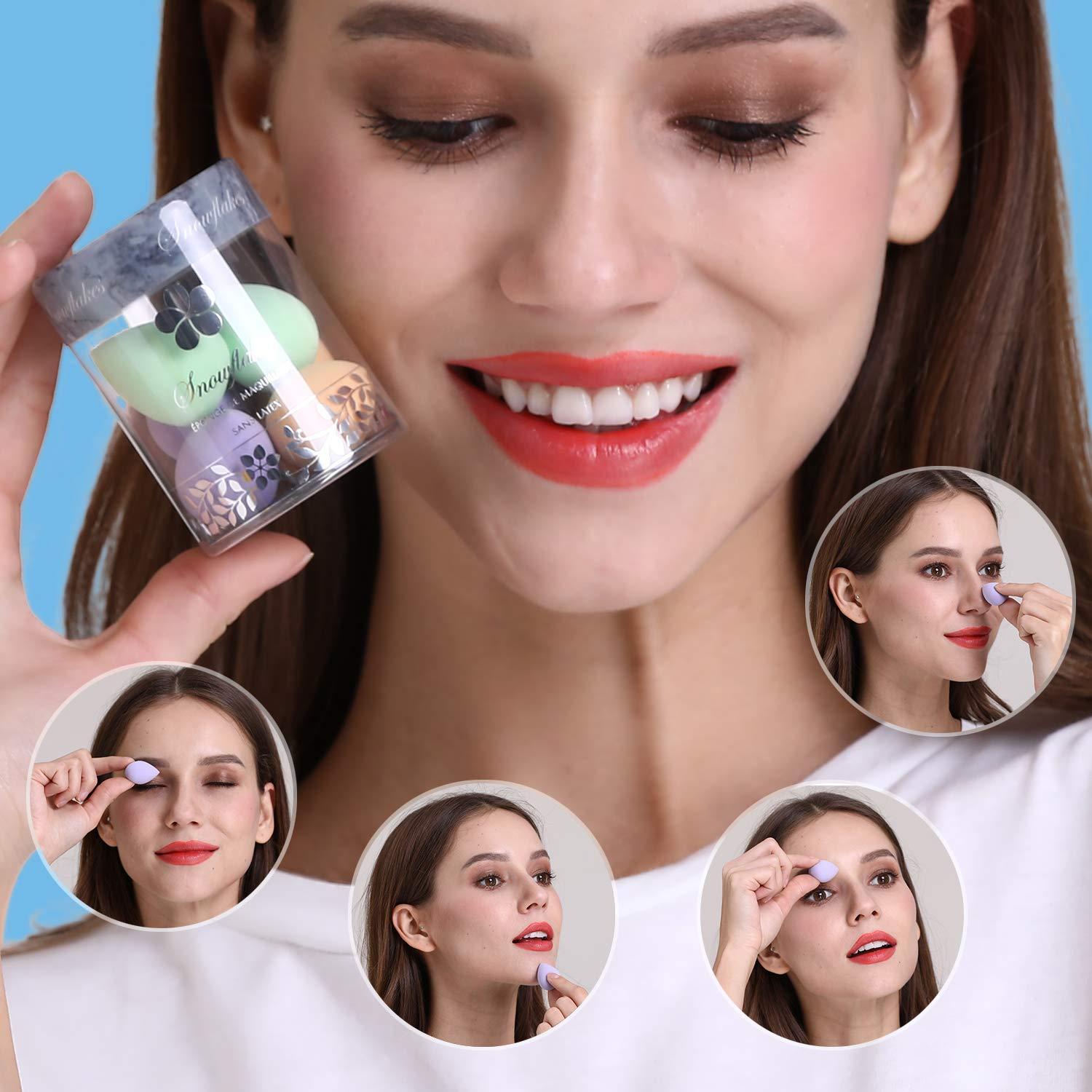 Set de Esponjas de Maquillaje Mini QZBM 7 pcs Libre de Látex