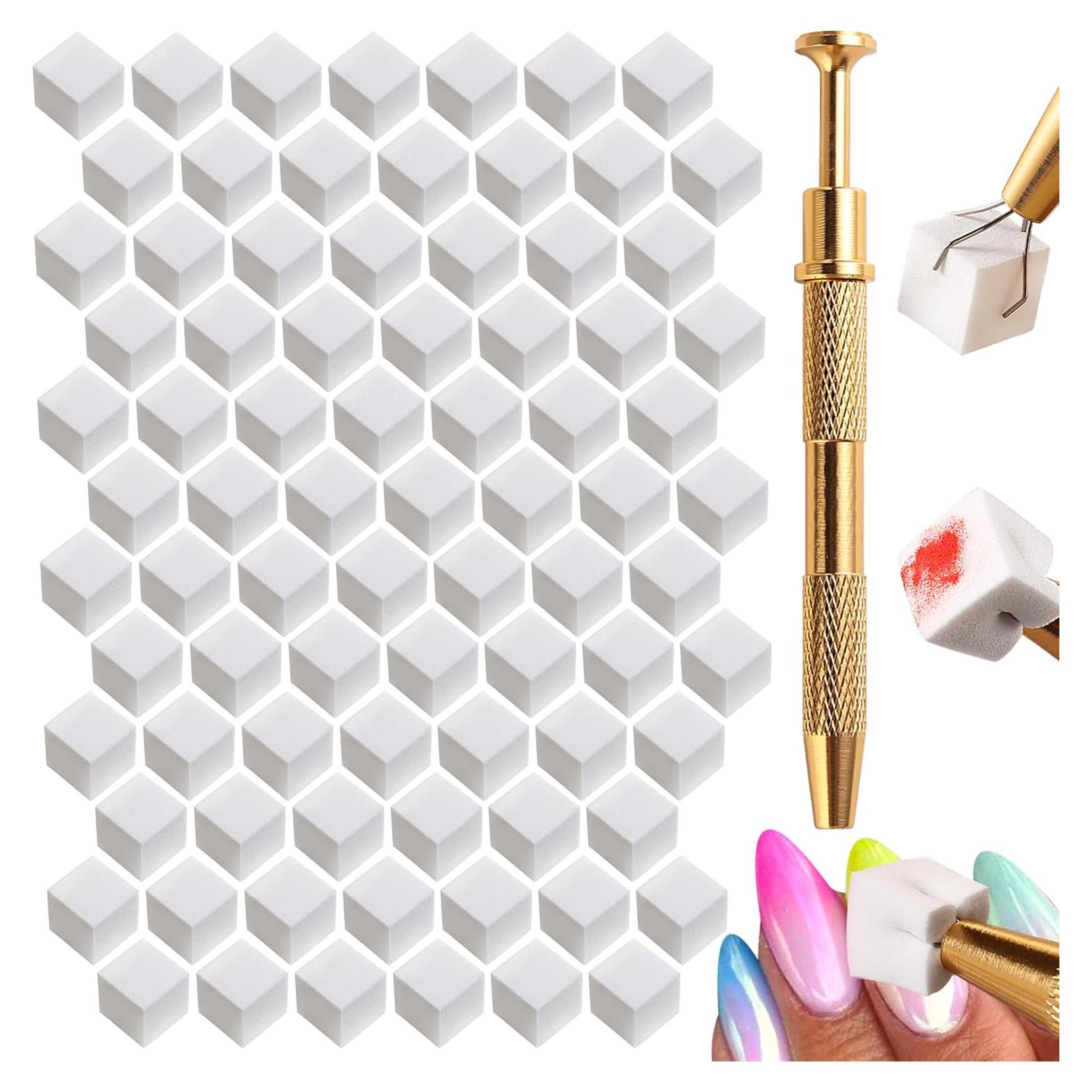 150 Esponjas para Uñas Ombre FSpronail + Bolígrafo Dorado