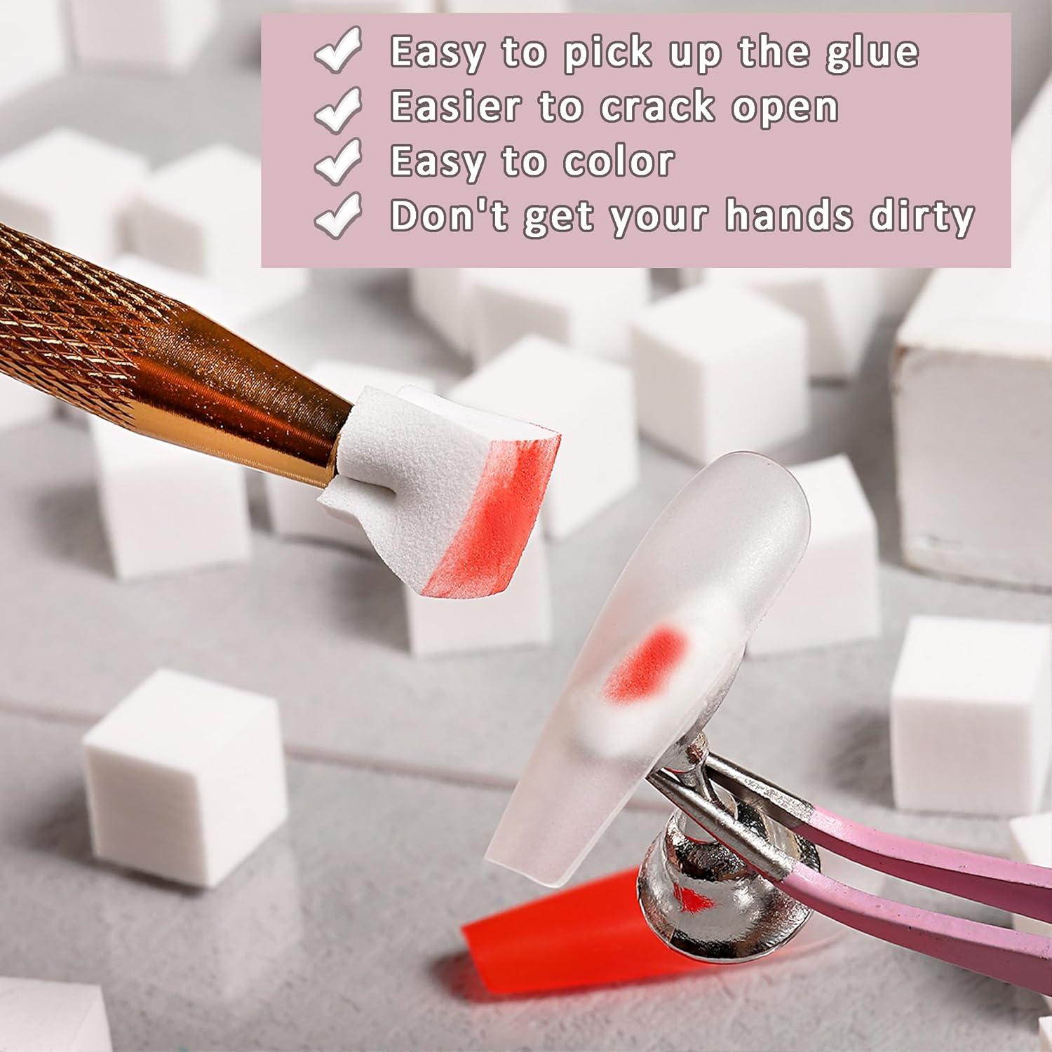 150 Esponjas para Uñas Ombre FSpronail + Bolígrafo Dorado