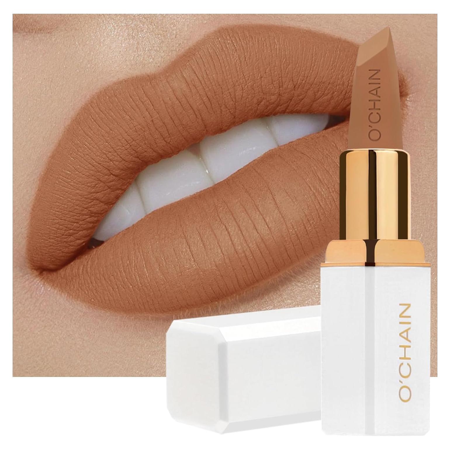 Labial Mate O'CHAIN 3.4g Marrón Larga Duración Vegano