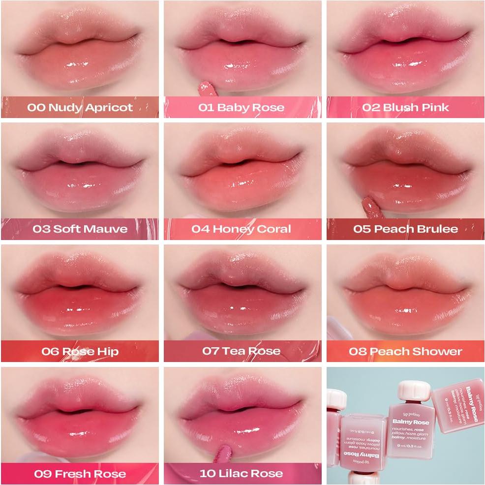Poción de Labios Rosa Balmy COSVISION No.00 Albaricoque Nudoso 8.5g