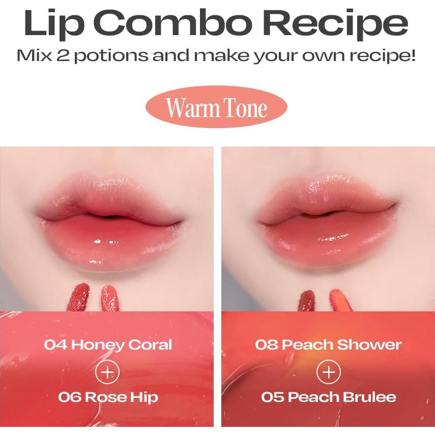 Poción de Labios Rosa Balmy COSVISION No.00 Albaricoque Nudoso 8.5g