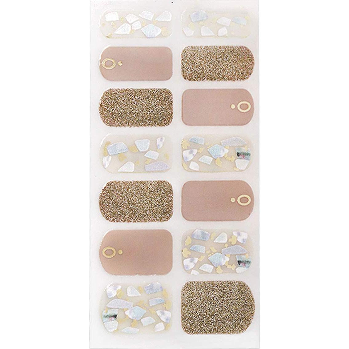 Pegatinas de Uñas SIUSIO 70 Pcs con Lima de Cristal 11.5cm