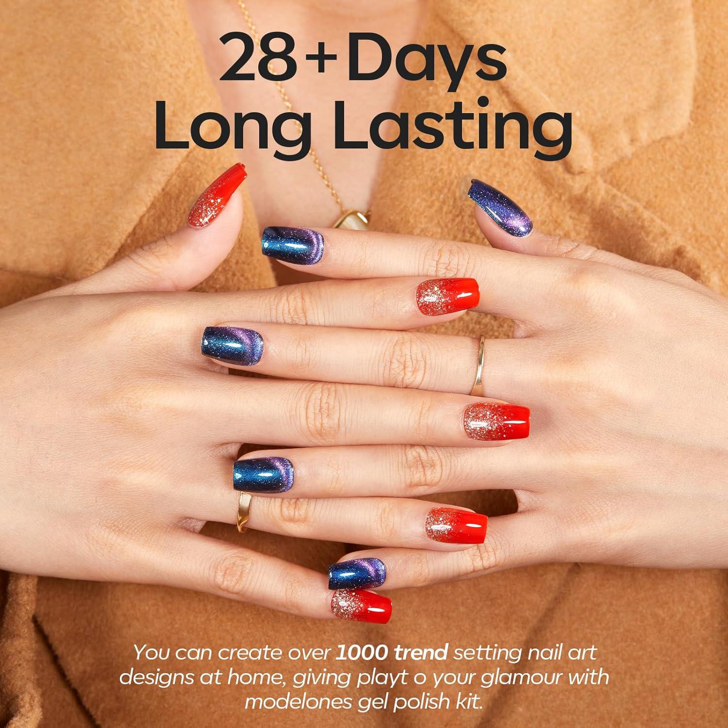 Kit de Esmalte de Uñas en Gel Modelones 32 PCS Otoño 2025