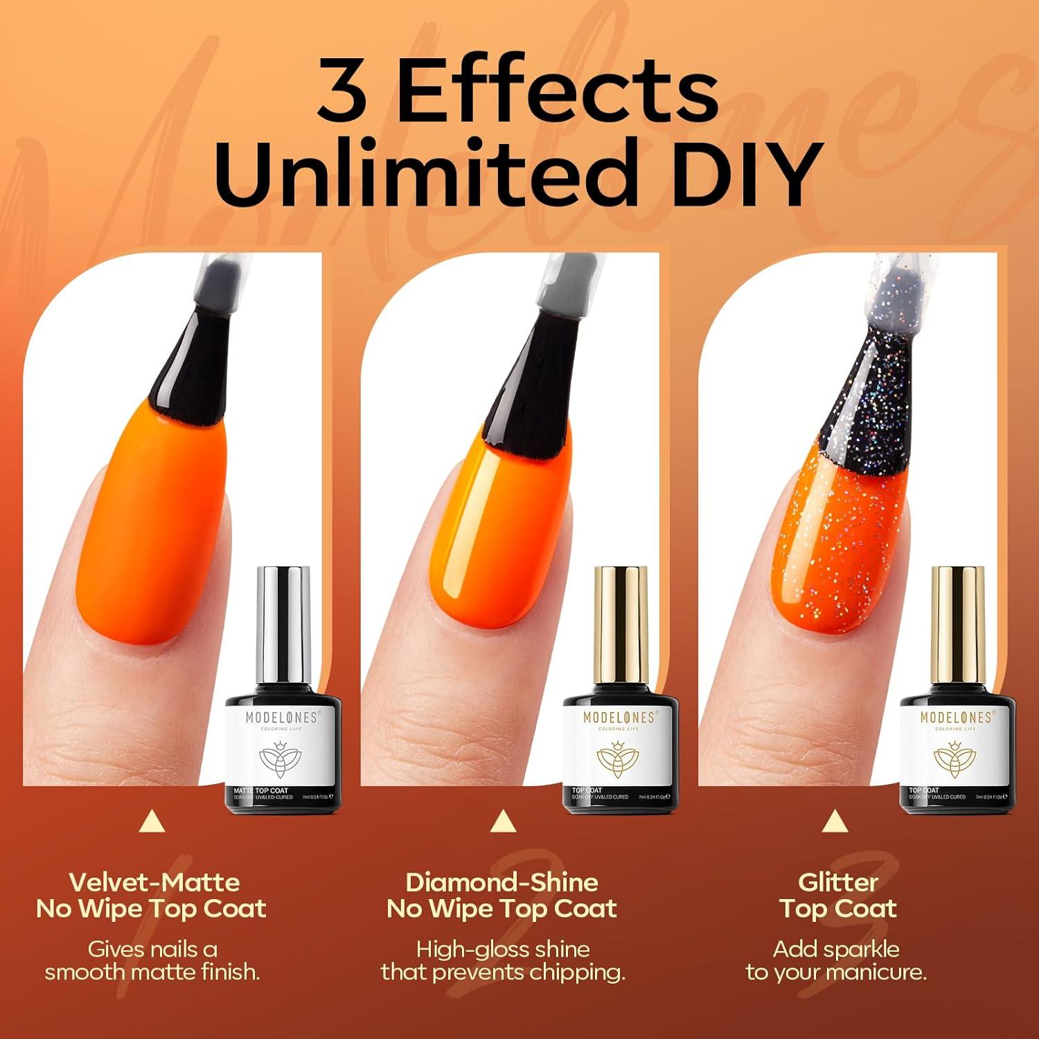 Kit de Esmalte de Uñas en Gel Modelones 32 PCS Otoño 2025