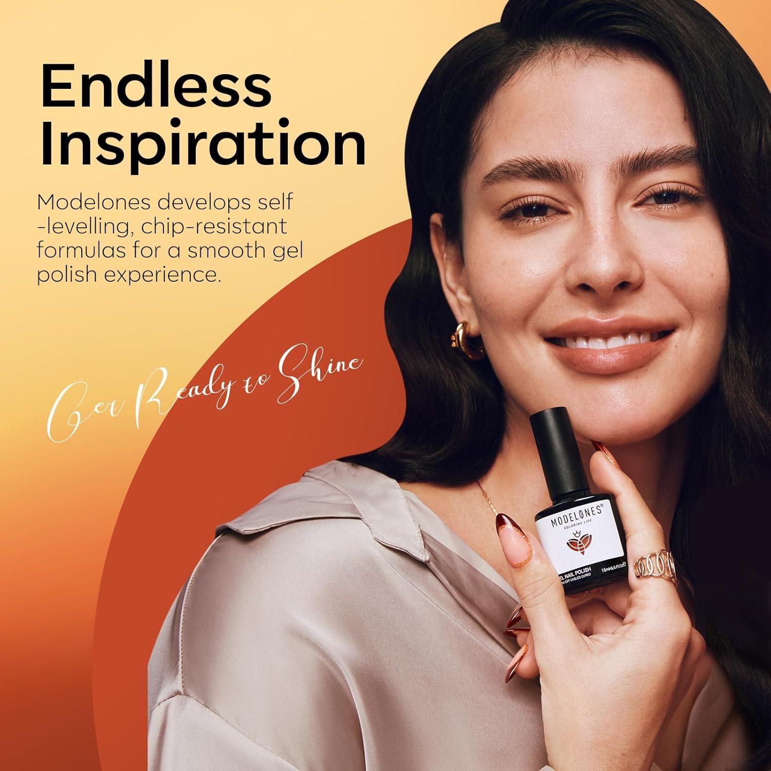 Kit de Esmalte de Uñas en Gel Modelones 32 PCS Otoño 2025