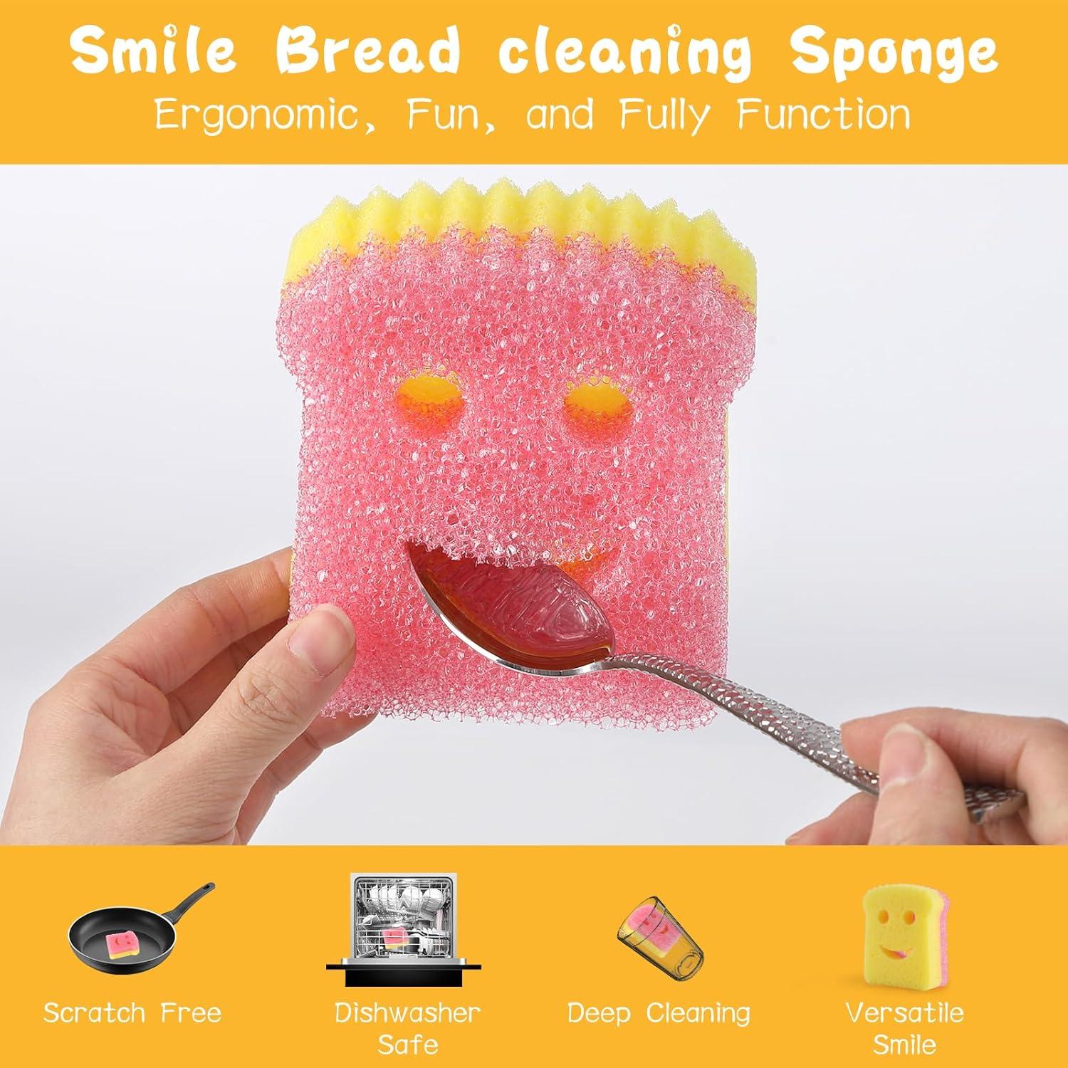 Esponjas de Cocina JoiiToast Doble Cara 3 Piezas Sin Rayones