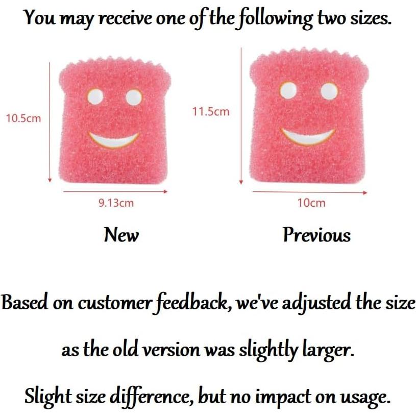 Esponjas de Cocina JoiiToast Doble Cara 3 Piezas Sin Rayones