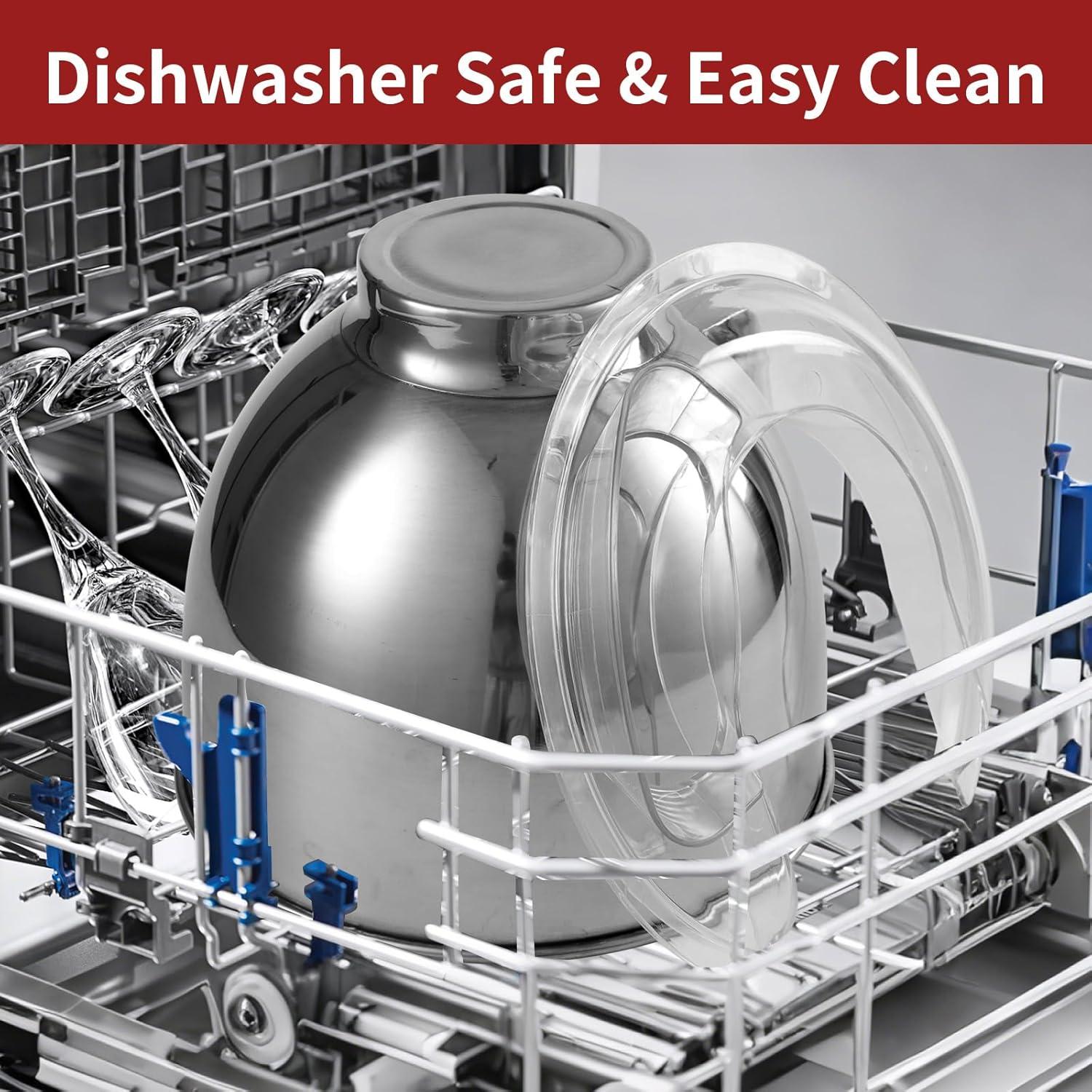 Tazón de Acero Inoxidable 5QT Gdrtwwh con Protección para Vertido KitchenAid