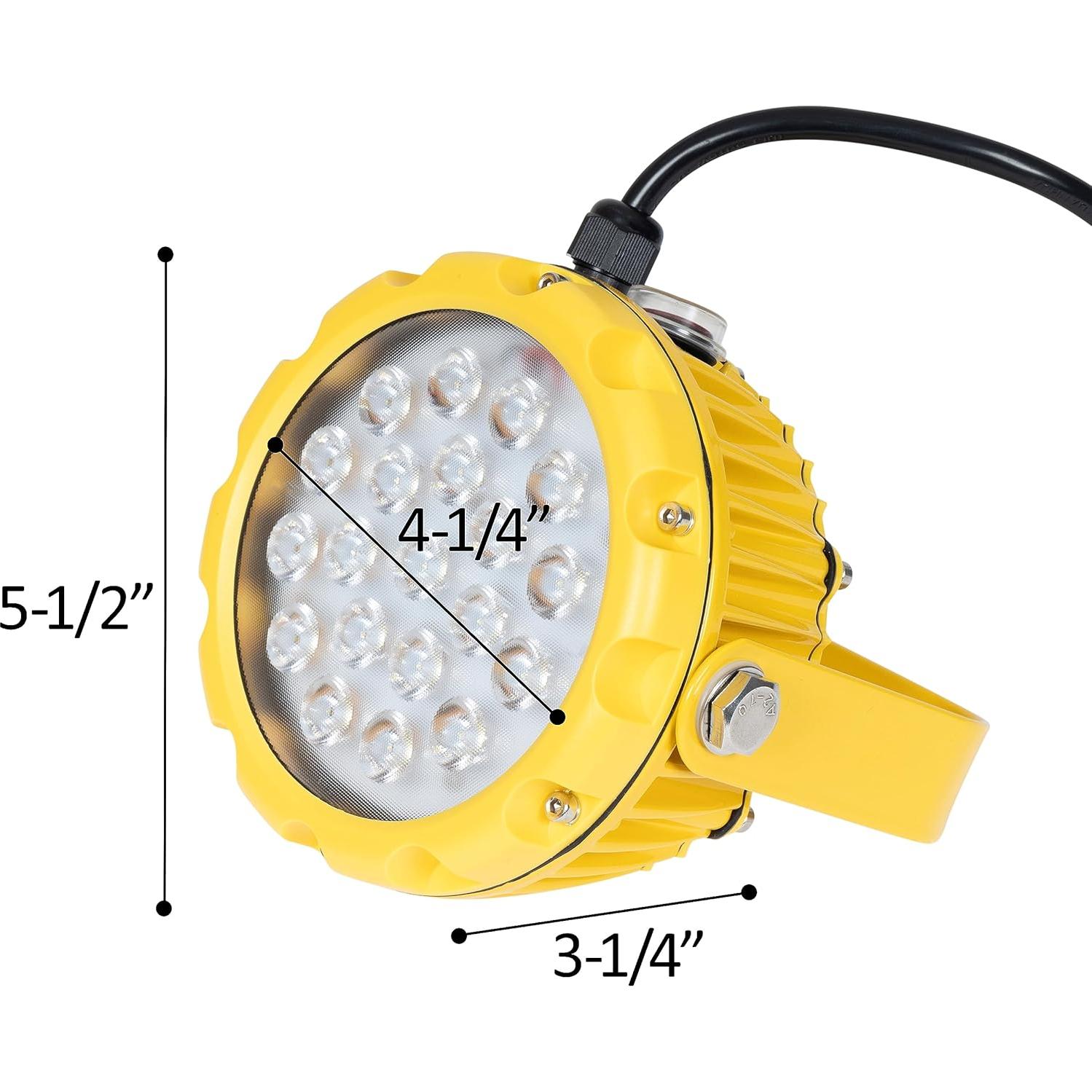 Luz LED Vergo Industrial 30W IP65 3500 Lúmenes Amarillo
