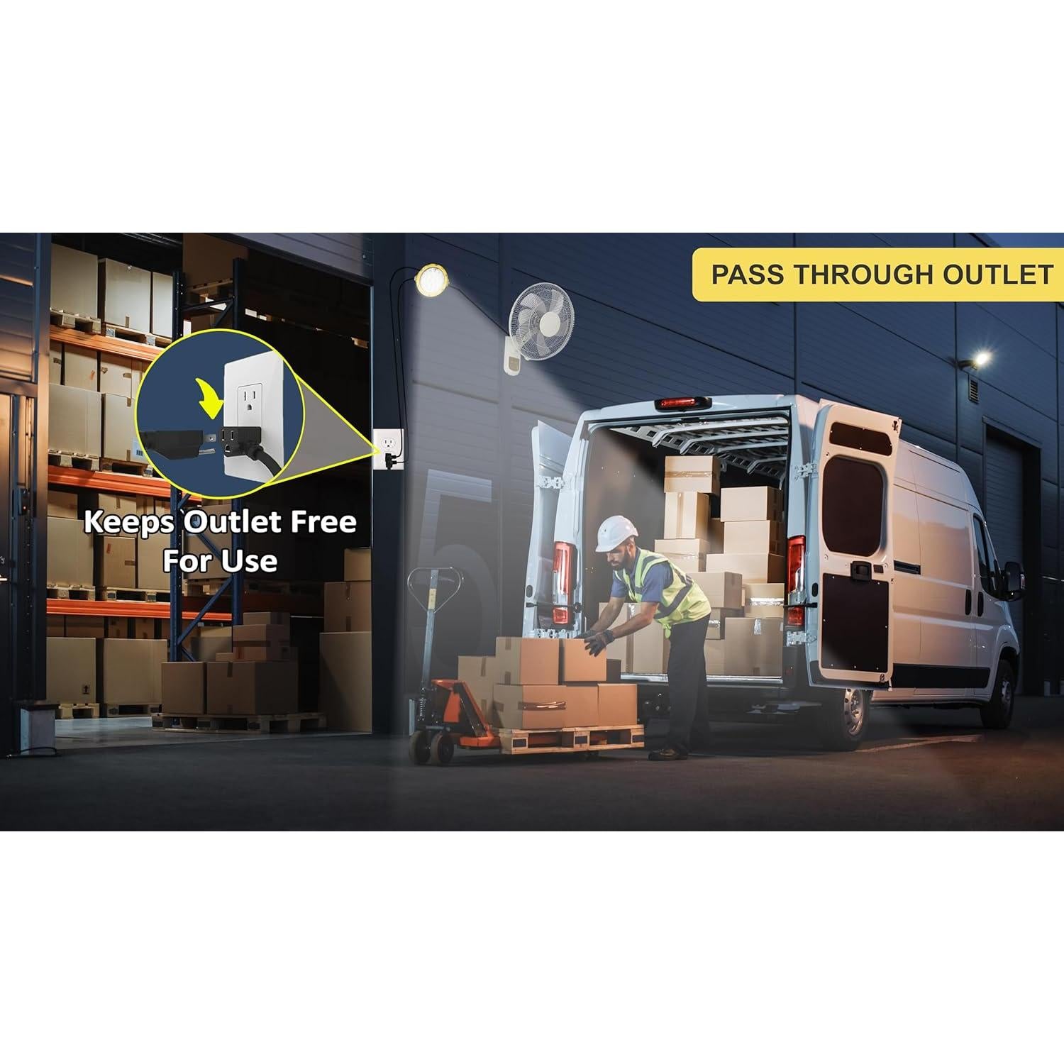 Luz LED Vergo Industrial 30W IP65 3500 Lúmenes Amarillo