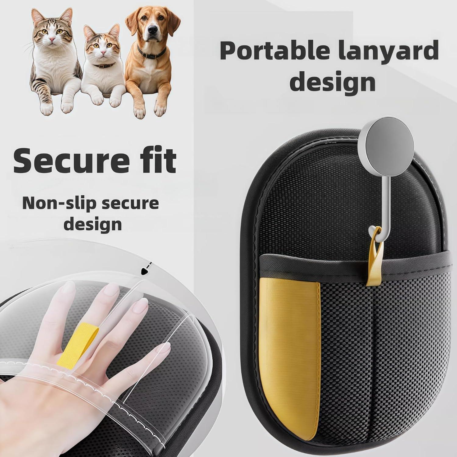 Pet Hair Removal Glove,2025 Nnew Electrostatic Gloves Pet Hair for Cats&Dogs，Reusable Double Sided Pet Hair Remover Electrostatic Gloves，Cat Hair Glove for Couch, Furniture, Carpet, Car Seat (1)