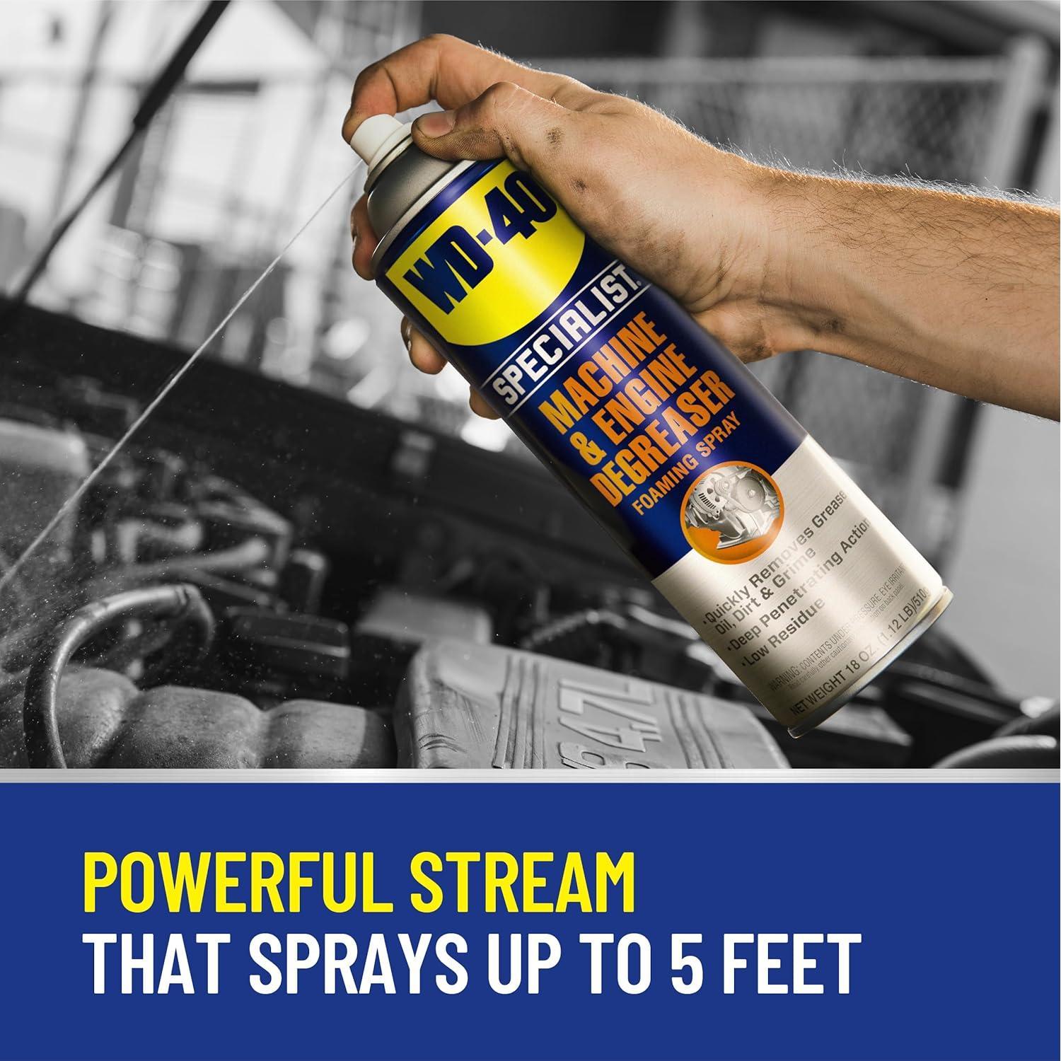 Desengrasante en espuma WD-40 Specialist 510 g para motores