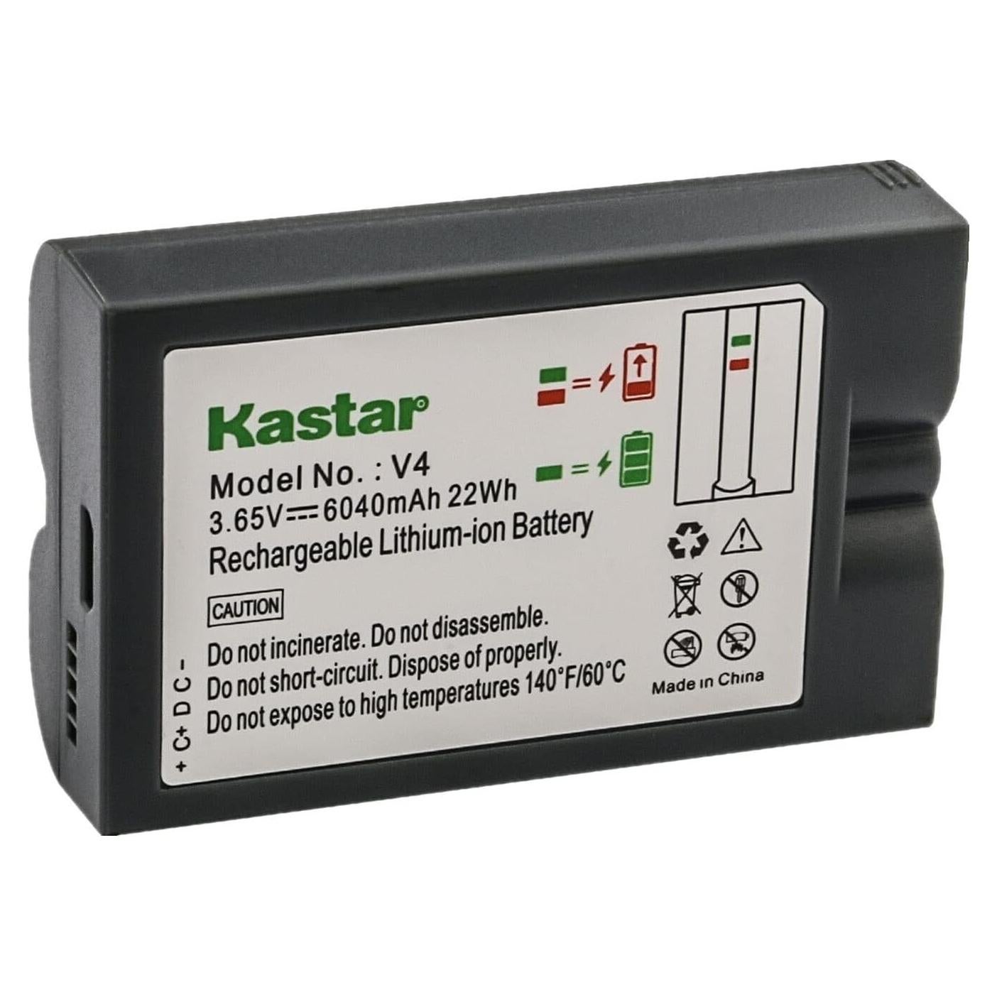 Batería de Litio Kastar V4 para Ring Timbre y Cámara 6040mAh