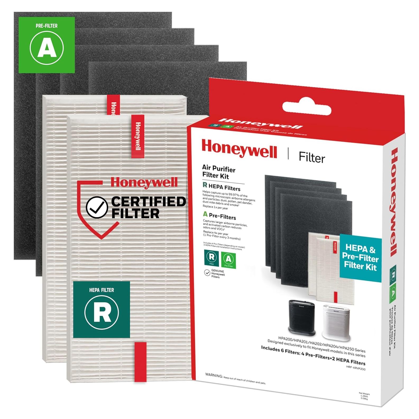 Kit de Filtros HEPA Honeywell HRF-ARVP200 para HPA200