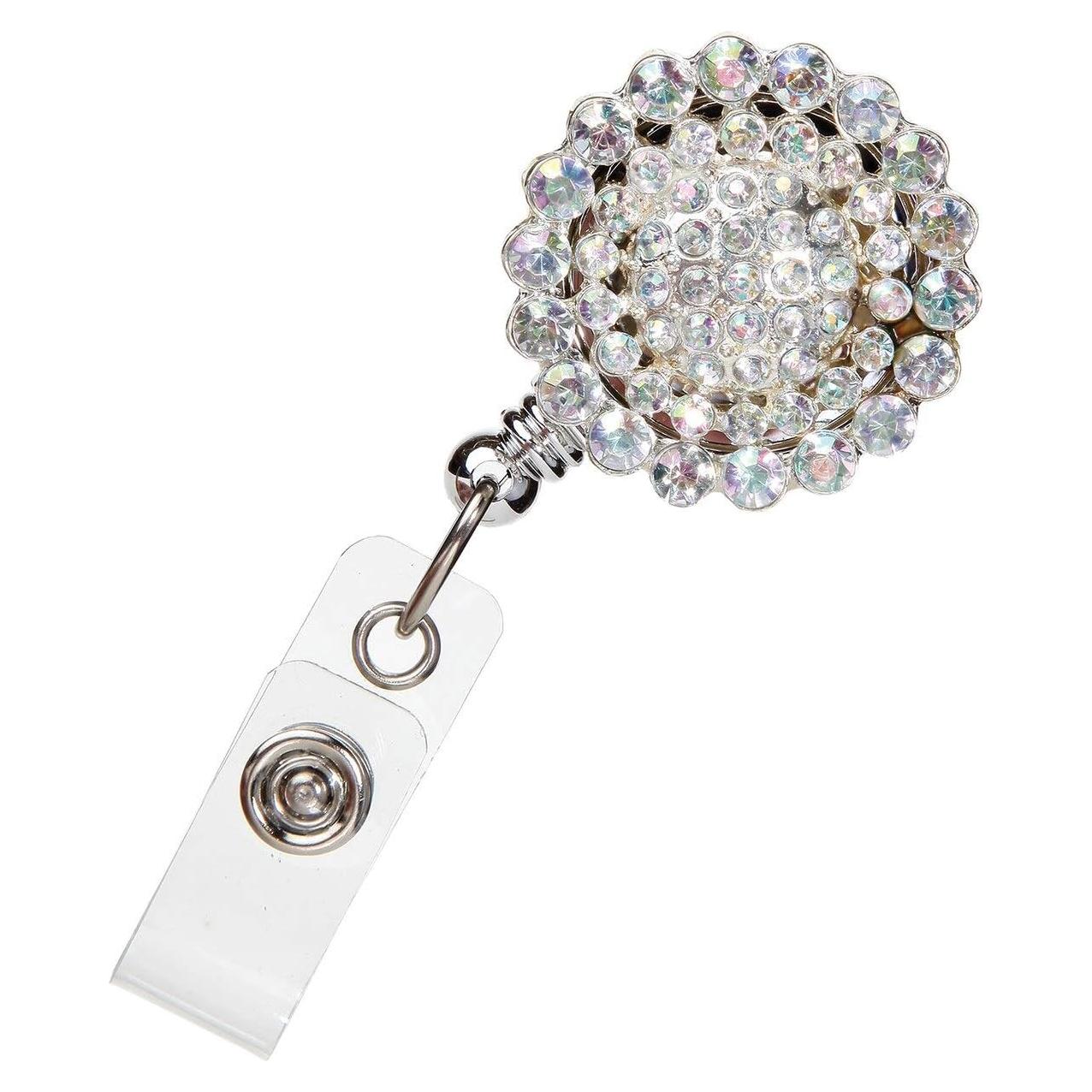 Porta Credencial Retráctil ID AVENUE Brillante 81 cm Clip 360°