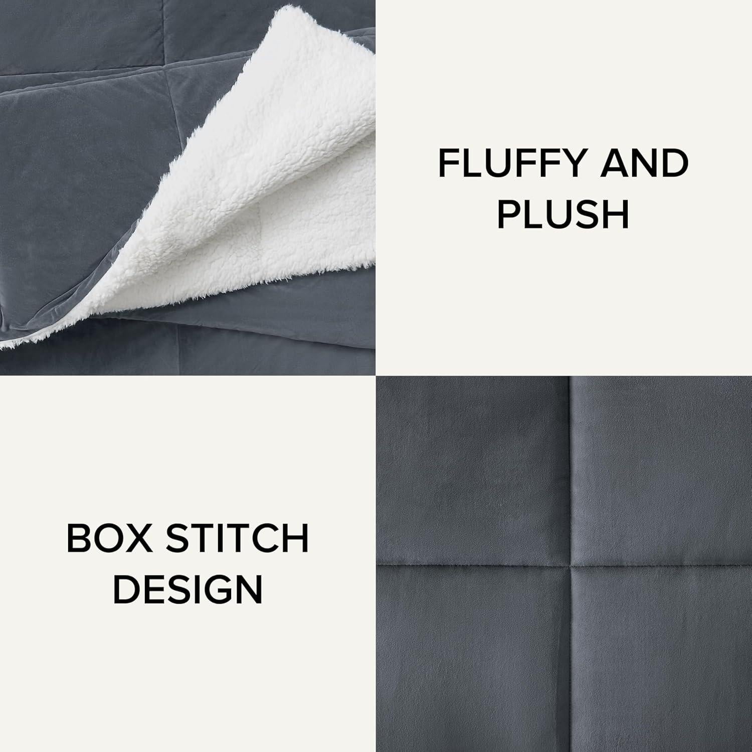 Conjunto de Edredón UGG Blissful Full/Queen Azul Reversible