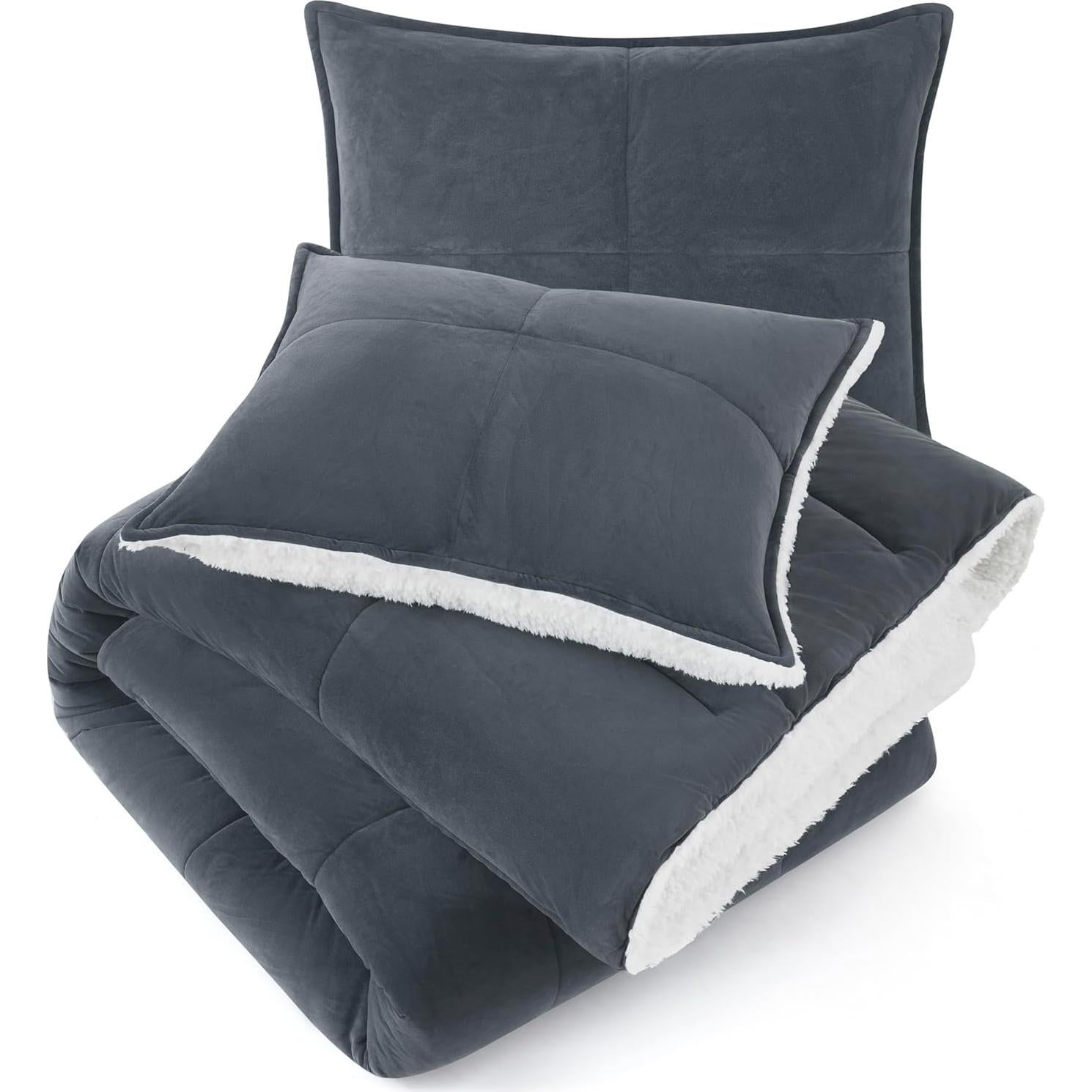 Conjunto de Edredón UGG Blissful Full/Queen Azul Reversible