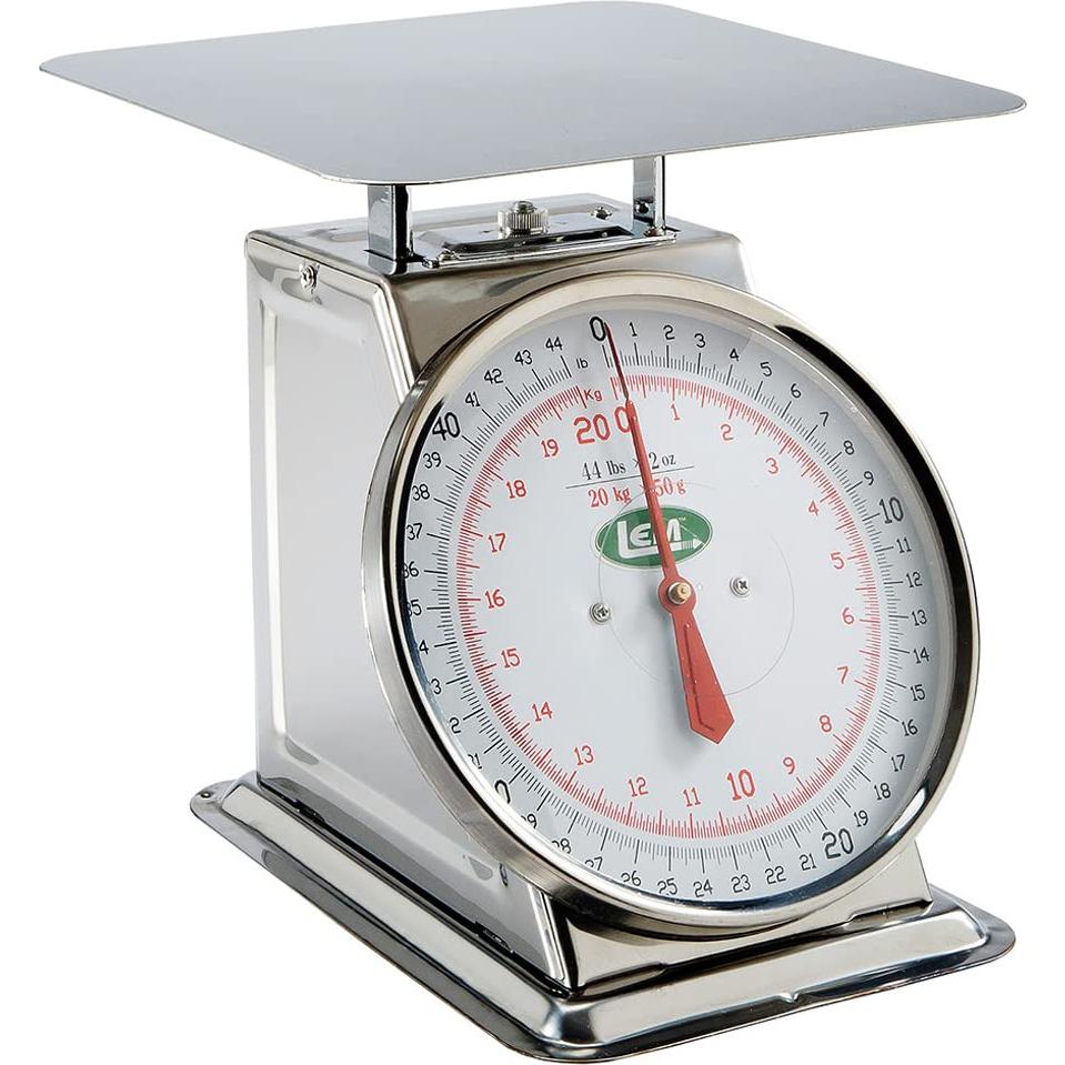 Balanza Mecánica LEM de Acero Inoxidable 20.32 cm + Forros 25-Cuenta