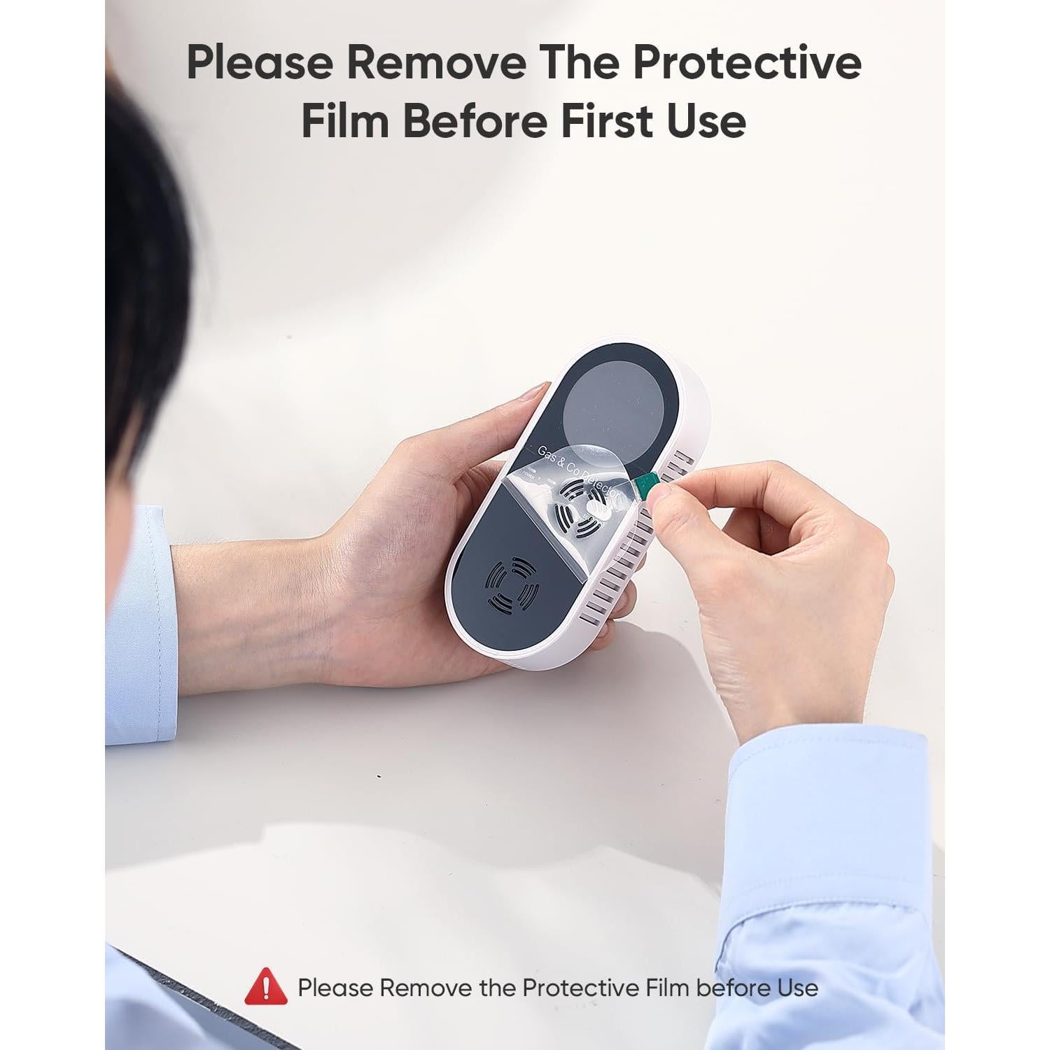 Detector de Monóxido de Carbono y Gas Natural Vilfet 4-en-1