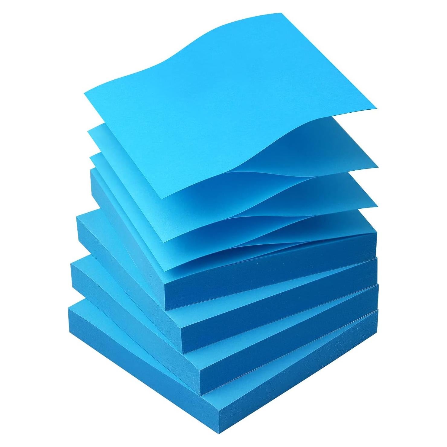 Notas Adhesivas 7.62x7.62 cm Osboo Azul 4 Pads 360 Hojas