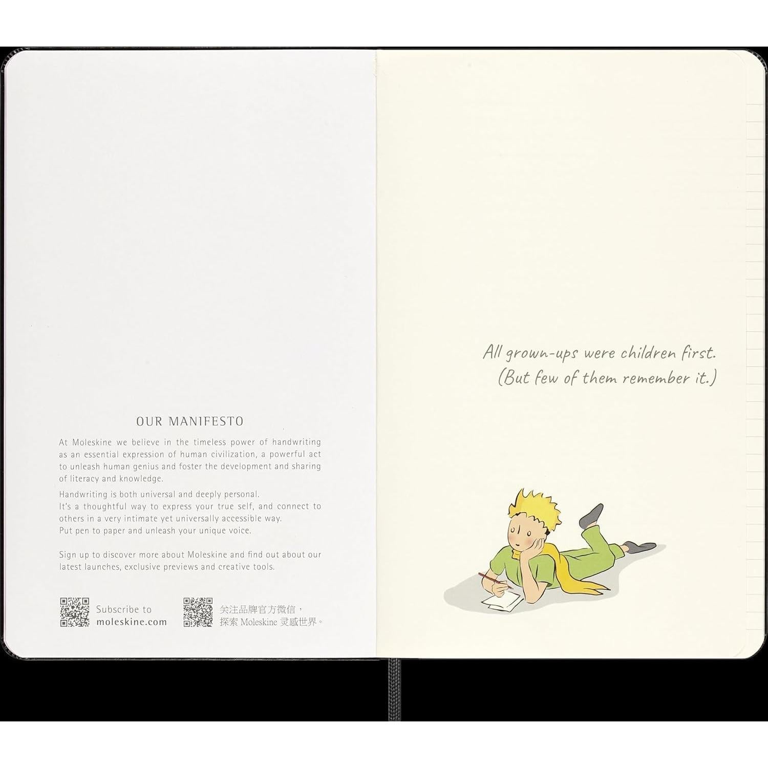Cuaderno Moleskine Edición Limitada Le Petit Prince Grande Rayado