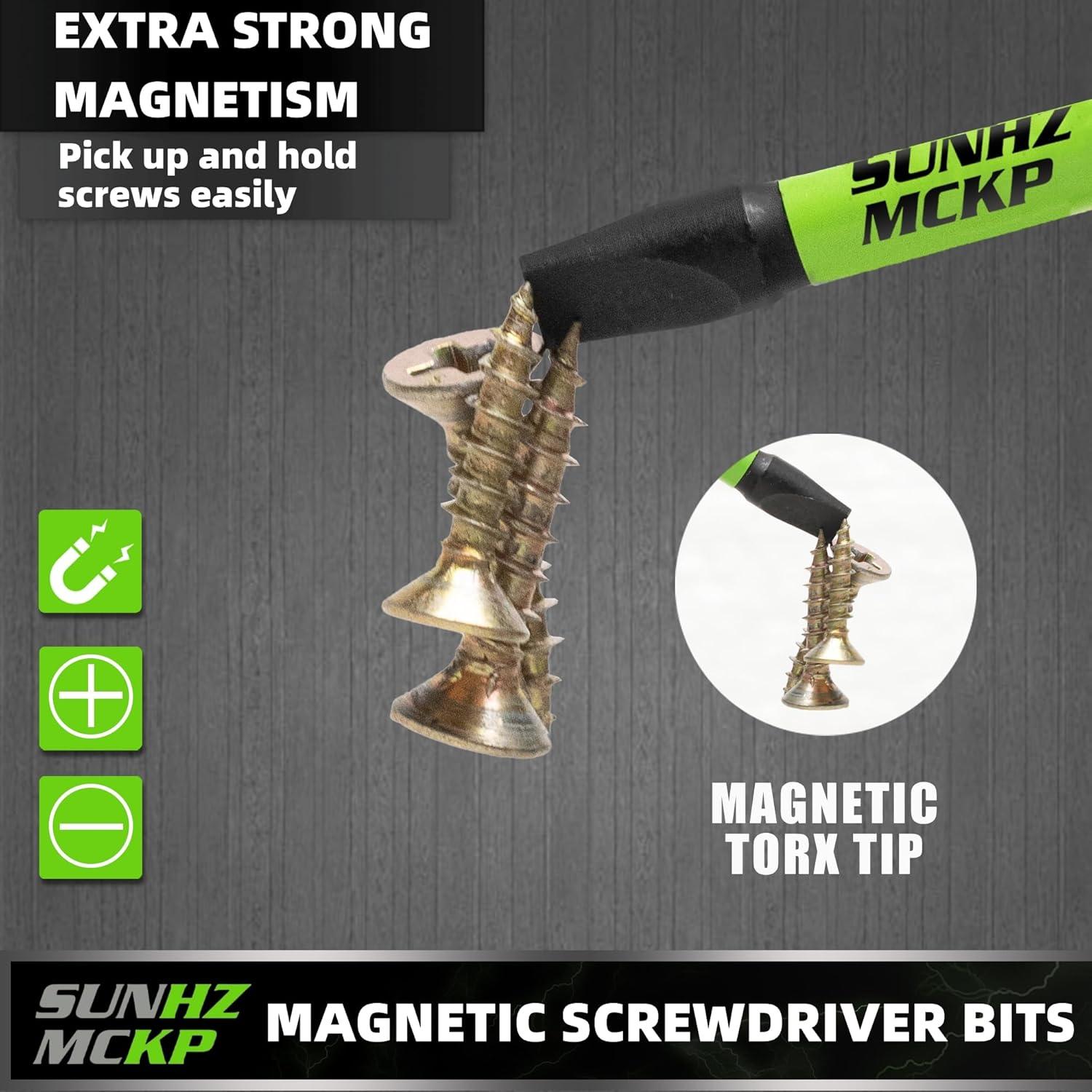 Juego de 24 Puntas de Destornillador Magnéticas SUNHZ MCKP