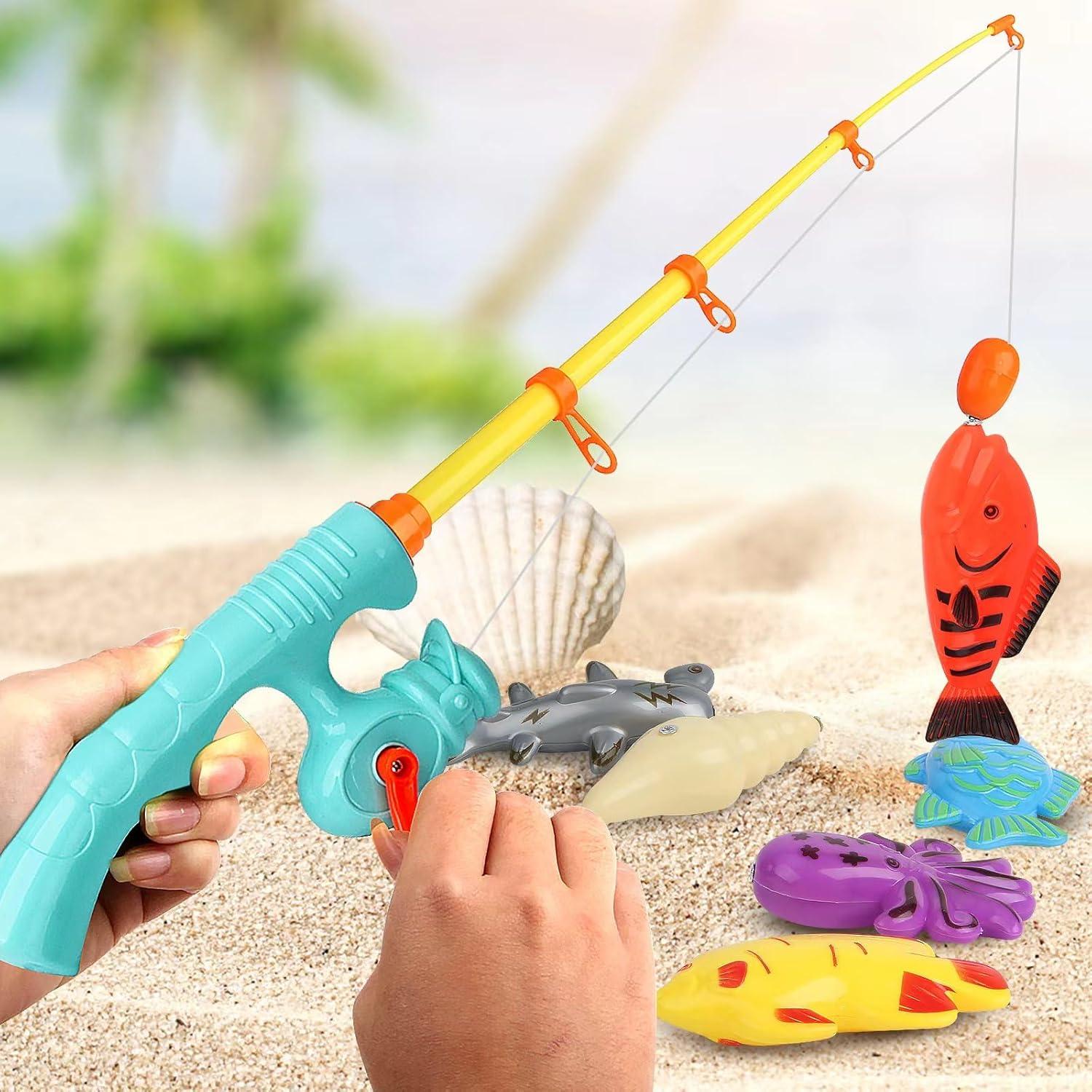 Juego de Pesca Magnético FIVEDAOGANG 30 Piezas para Niños