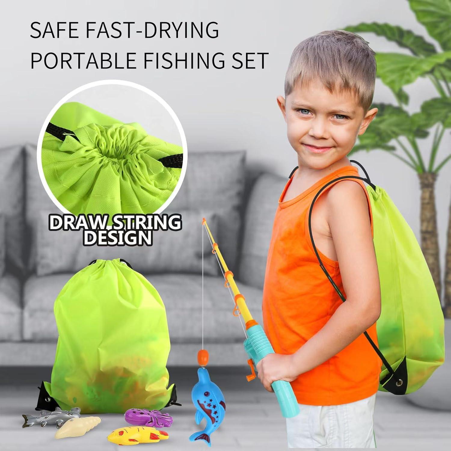 Juego de Pesca Magnético FIVEDAOGANG 30 Piezas para Niños