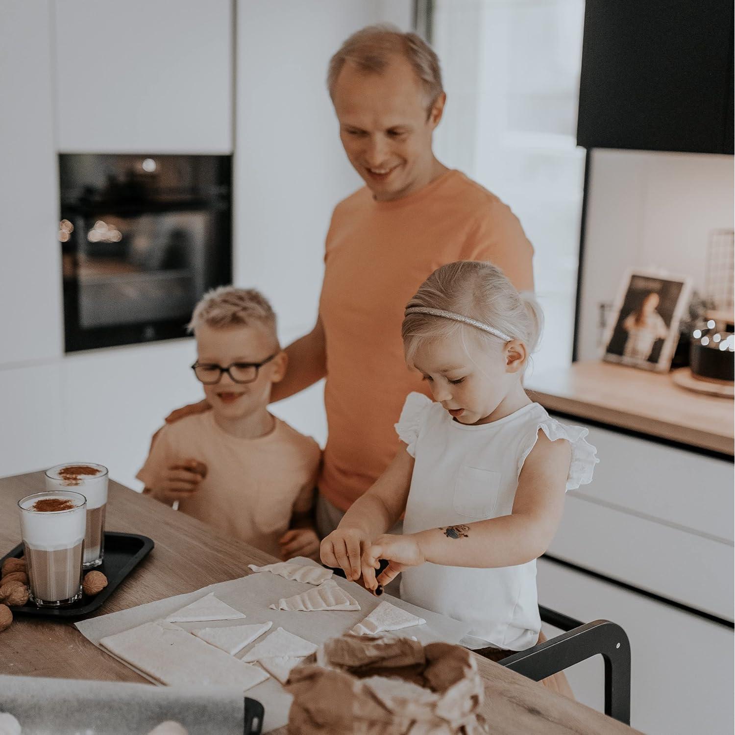 Torre Montessori Ajustable Sweet Home para Niños - Negro