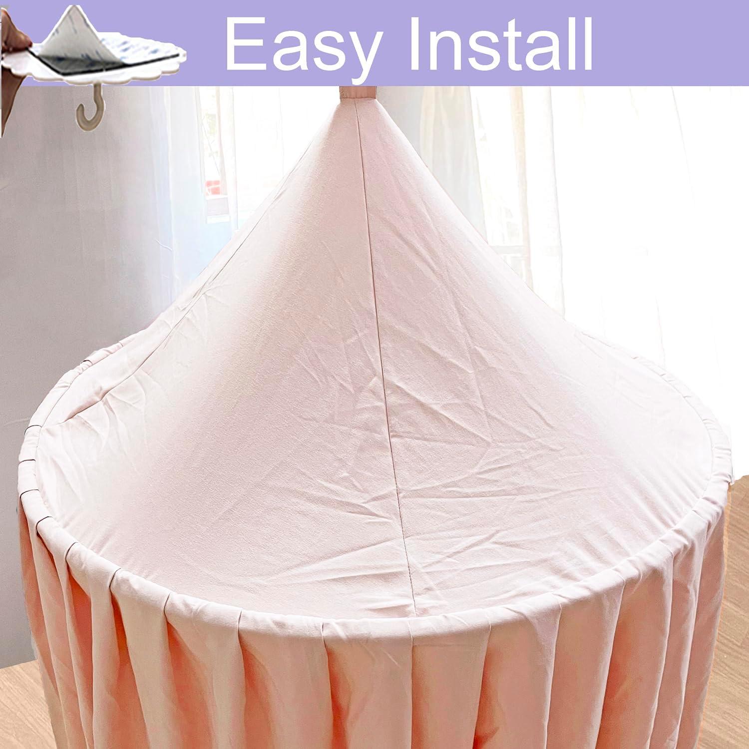 Dosel Extra Grande Rosa Coral para Niños - HggTjj, 2.60m