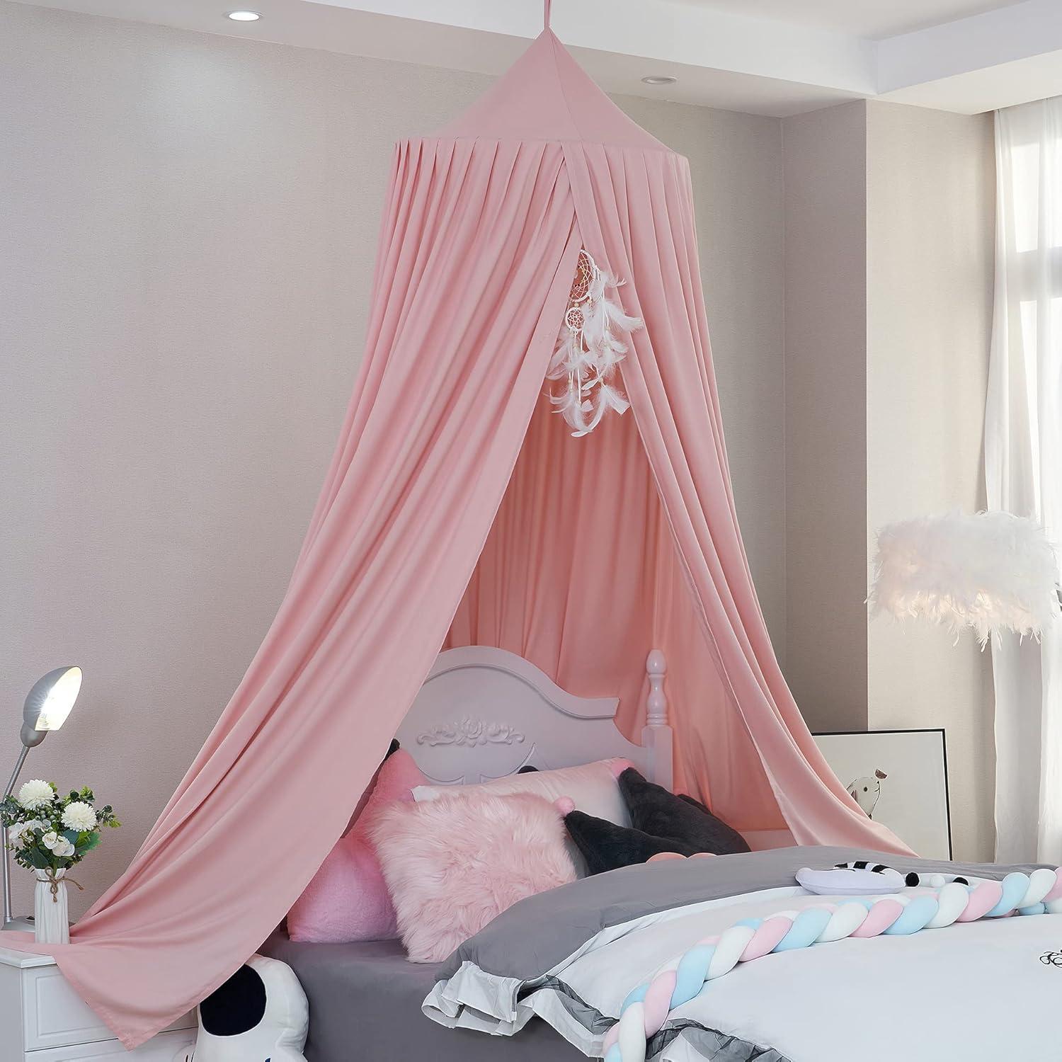 Dosel Extra Grande Rosa Coral para Niños - HggTjj, 2.60m