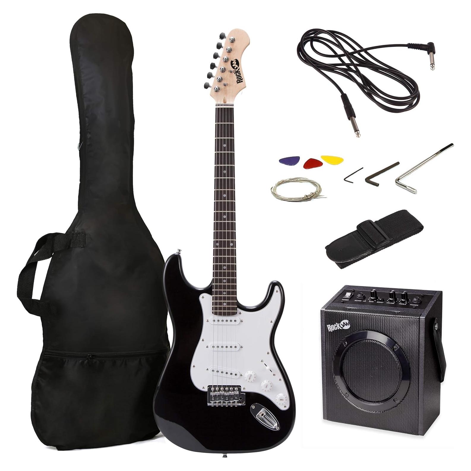 Kit de Guitarra Eléctrica RockJam Completo con Amplificador 10W